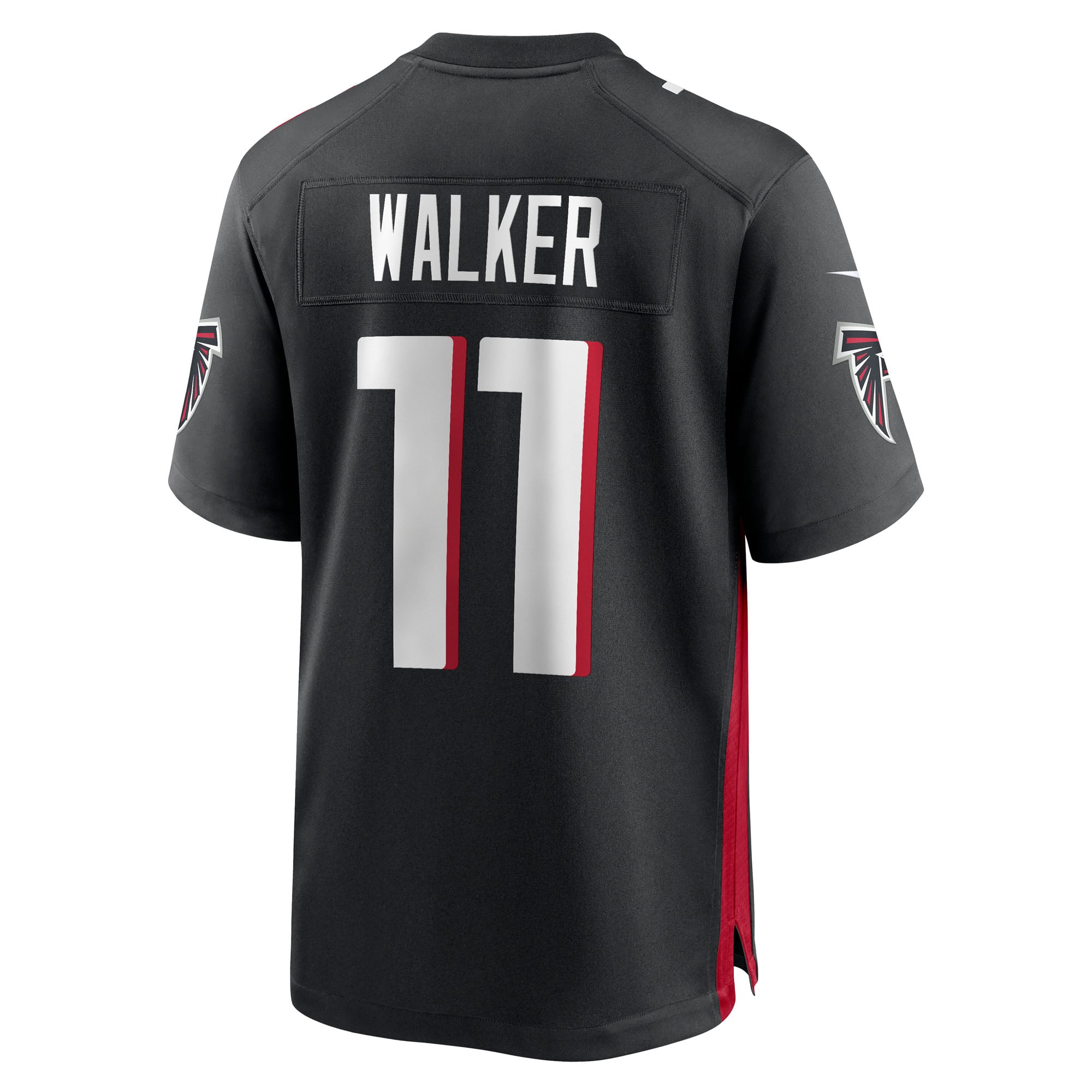 Jalon Walker Atlanta Falcons Team Game Jersey - Black - Image 4