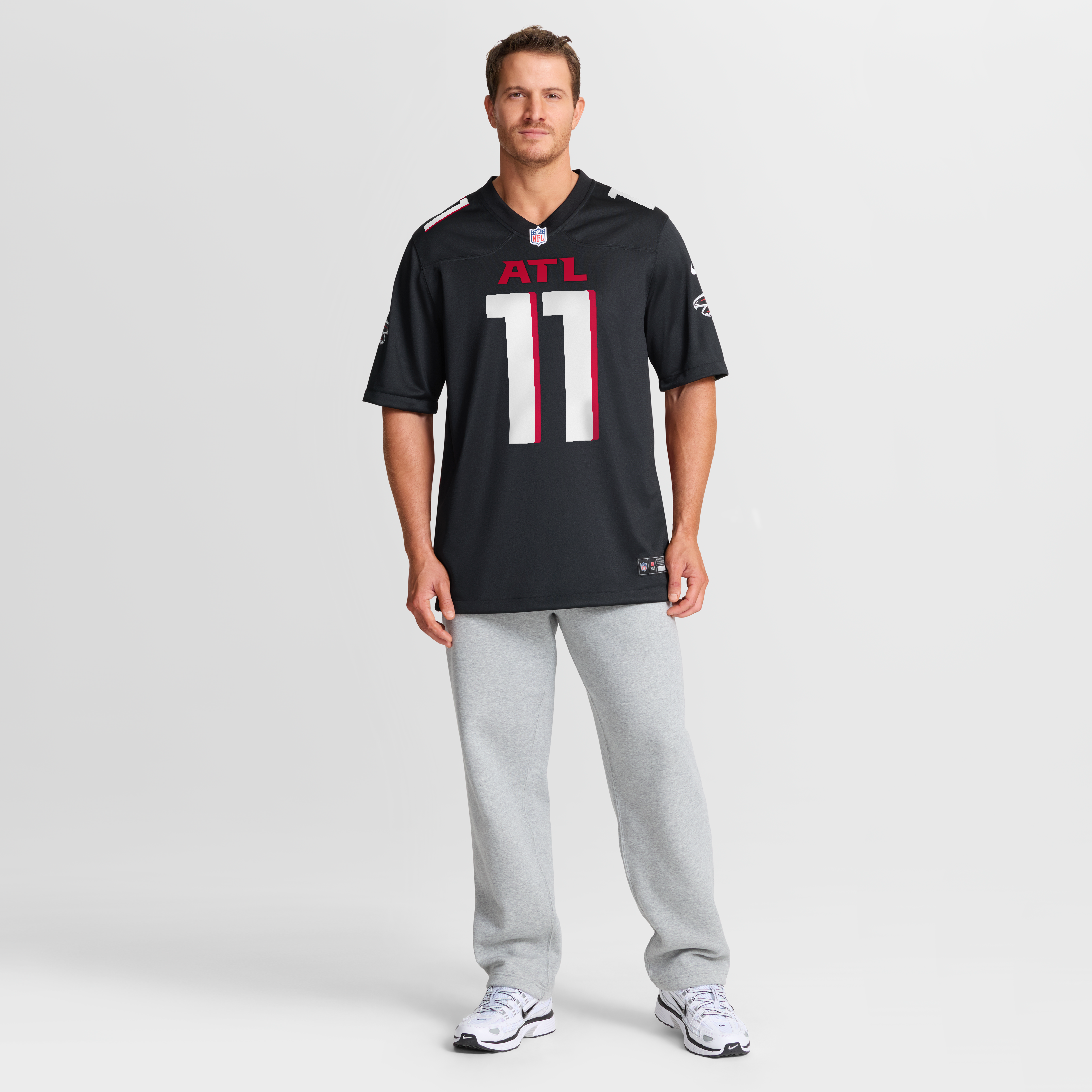 Jalon Walker Atlanta Falcons Team Game Jersey - Black - Image 8