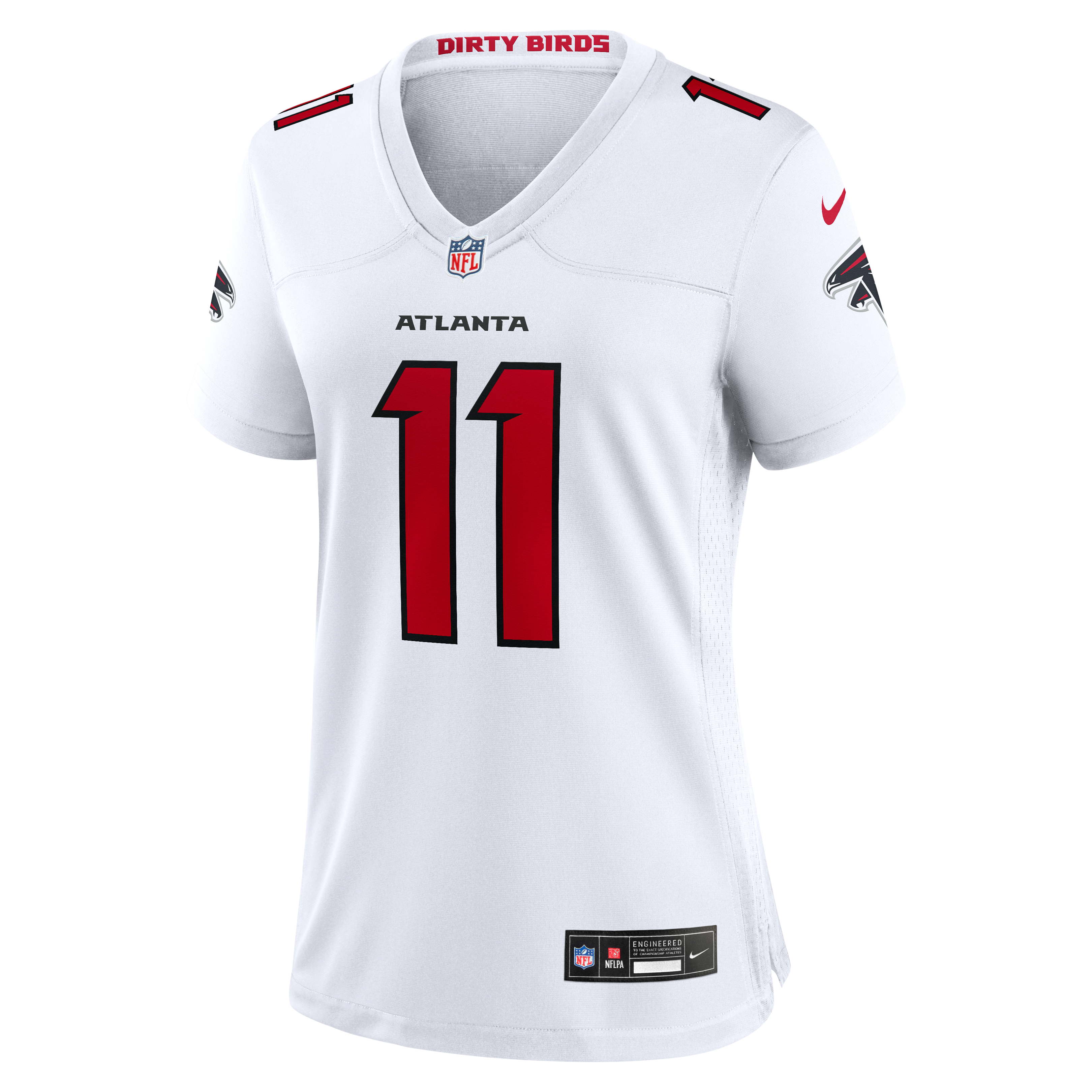 Jalon Walker Atlanta Falcons Women's Game Jersey - White - Image 3