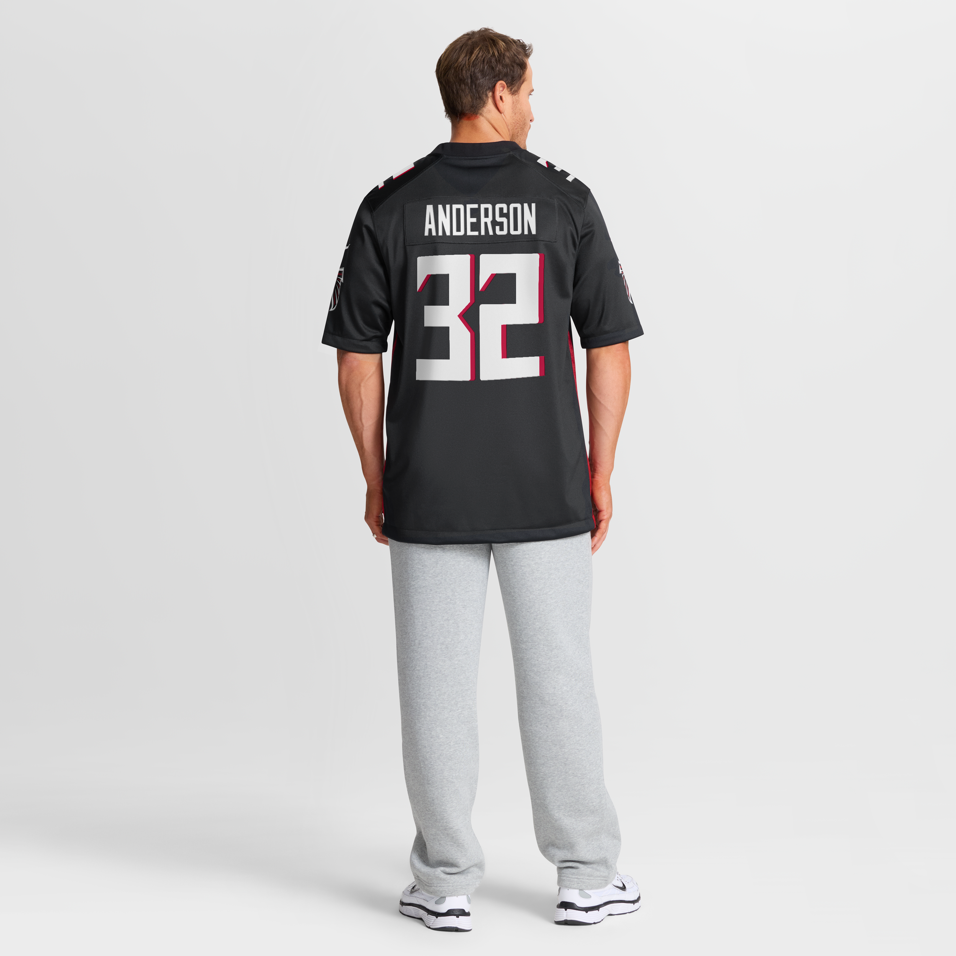 Jamal Anderson Atlanta Falcons Game Retired Player Jersey - Black - Image 9