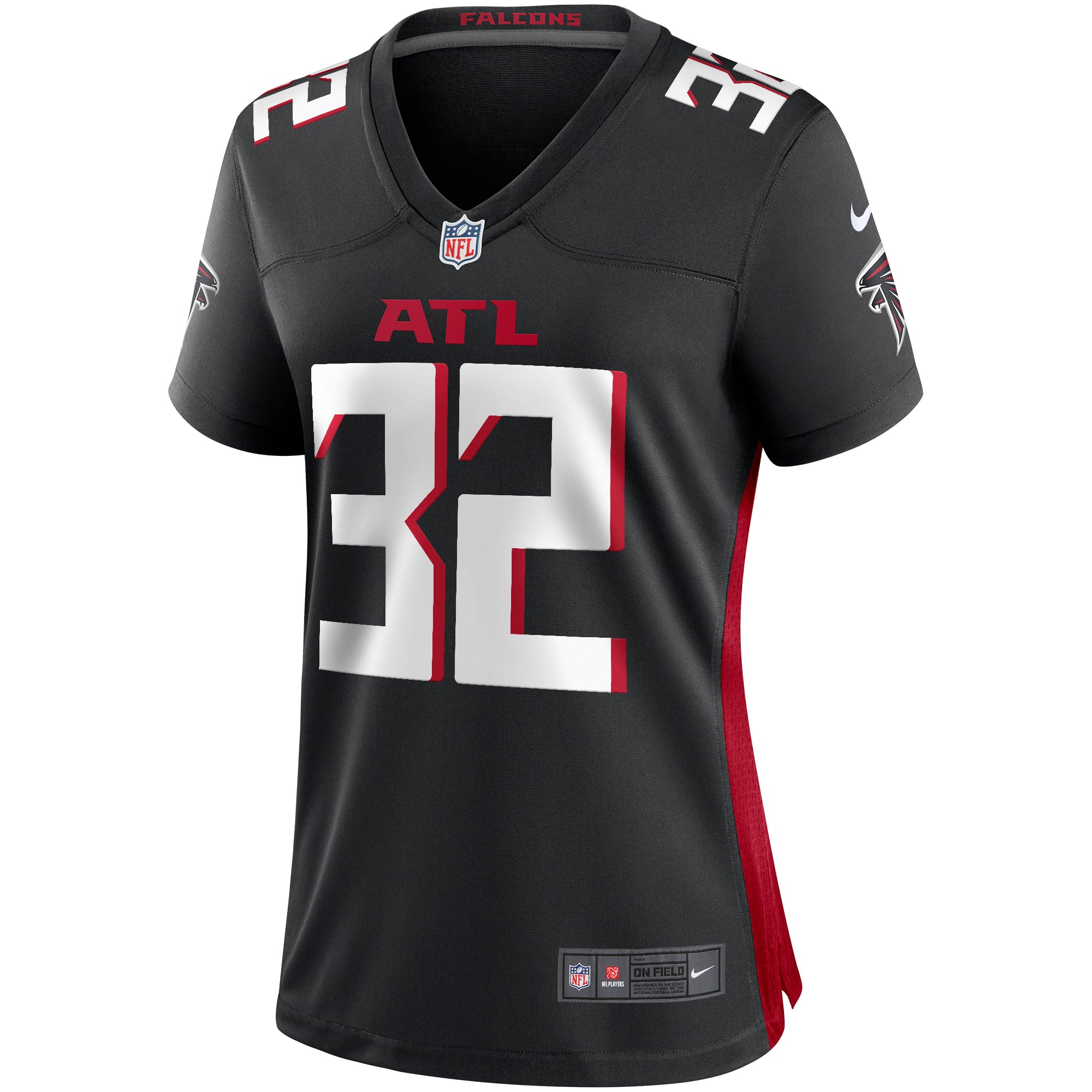 Jamal Anderson Atlanta Falcons Women's Retired Game Jersey - Black - Image 3