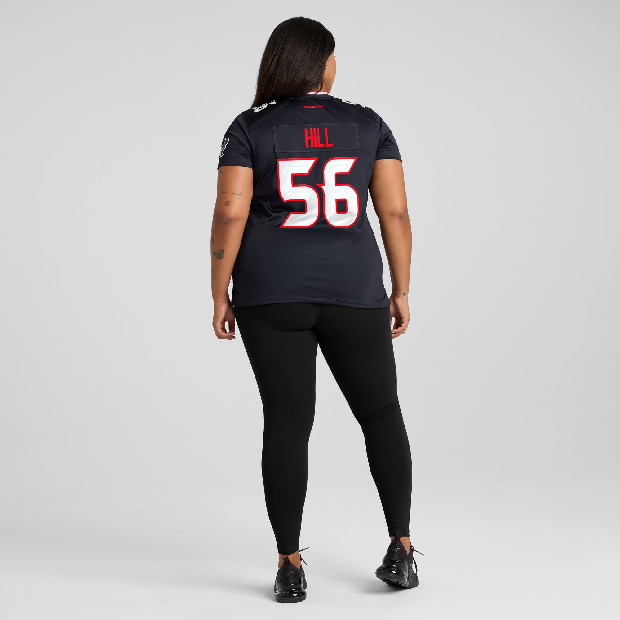 Jamal Hill Houston Texans Women's Team Game Jersey - Navy - Image 8