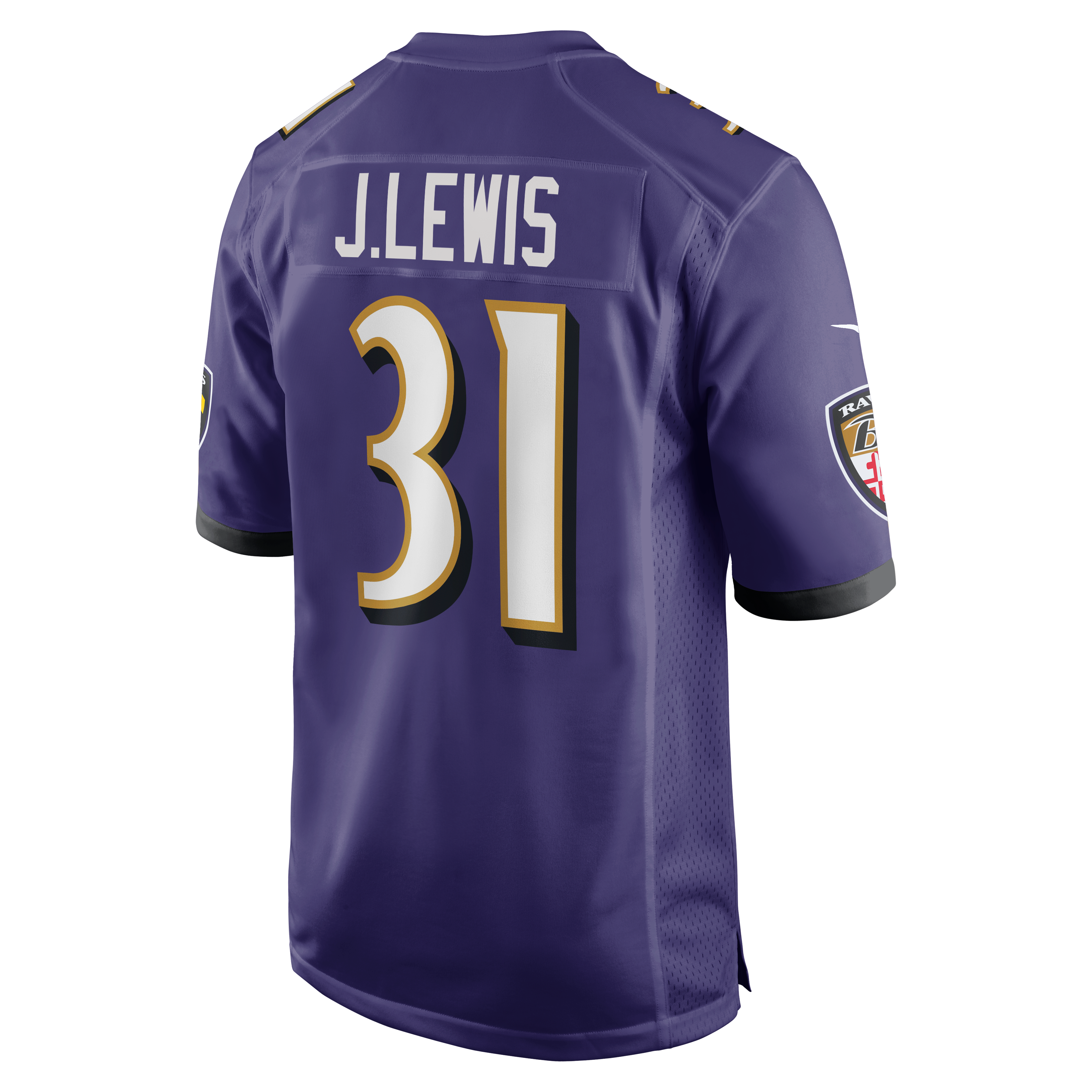 Jamal Lewis Baltimore Ravens Retired Player Alternate Game Jersey - Purple - Image 4