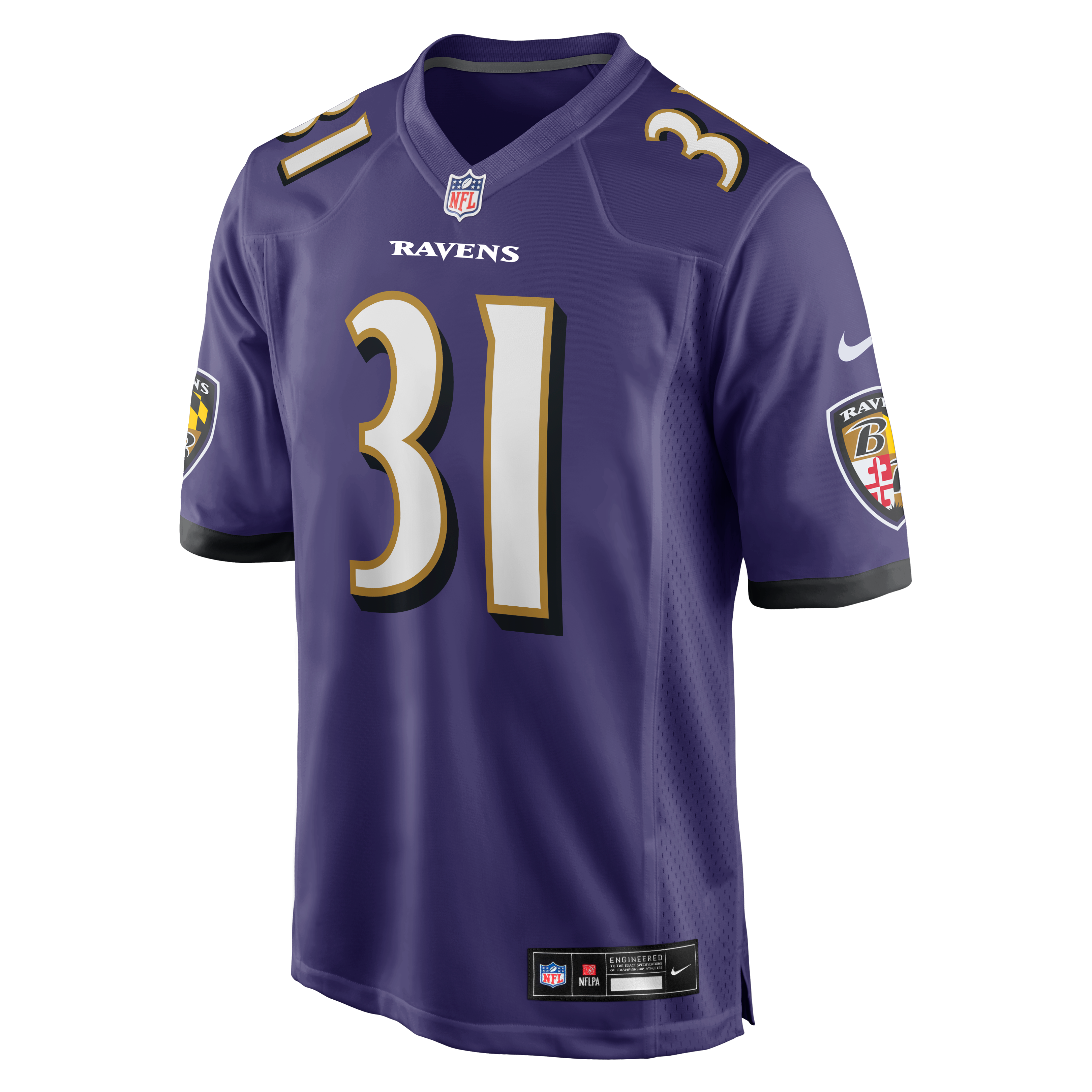 Jamal Lewis Baltimore Ravens Retired Player Alternate Game Jersey - Purple - Image 3