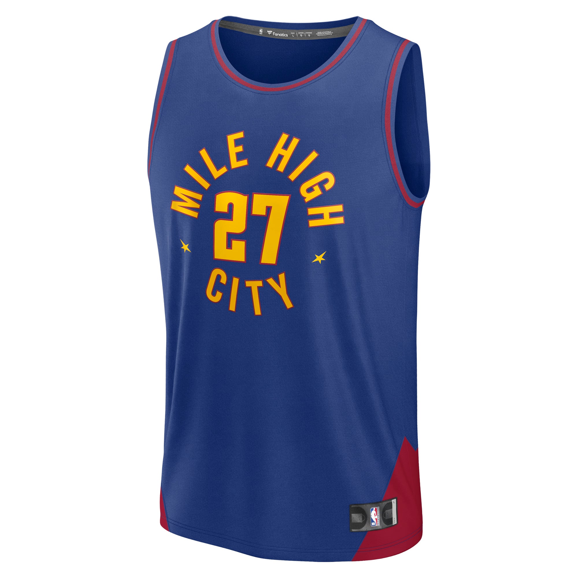 Jamal Murray Denver Nuggets Fast Break Player Jersey - Statement Edition - Blue - Image 3