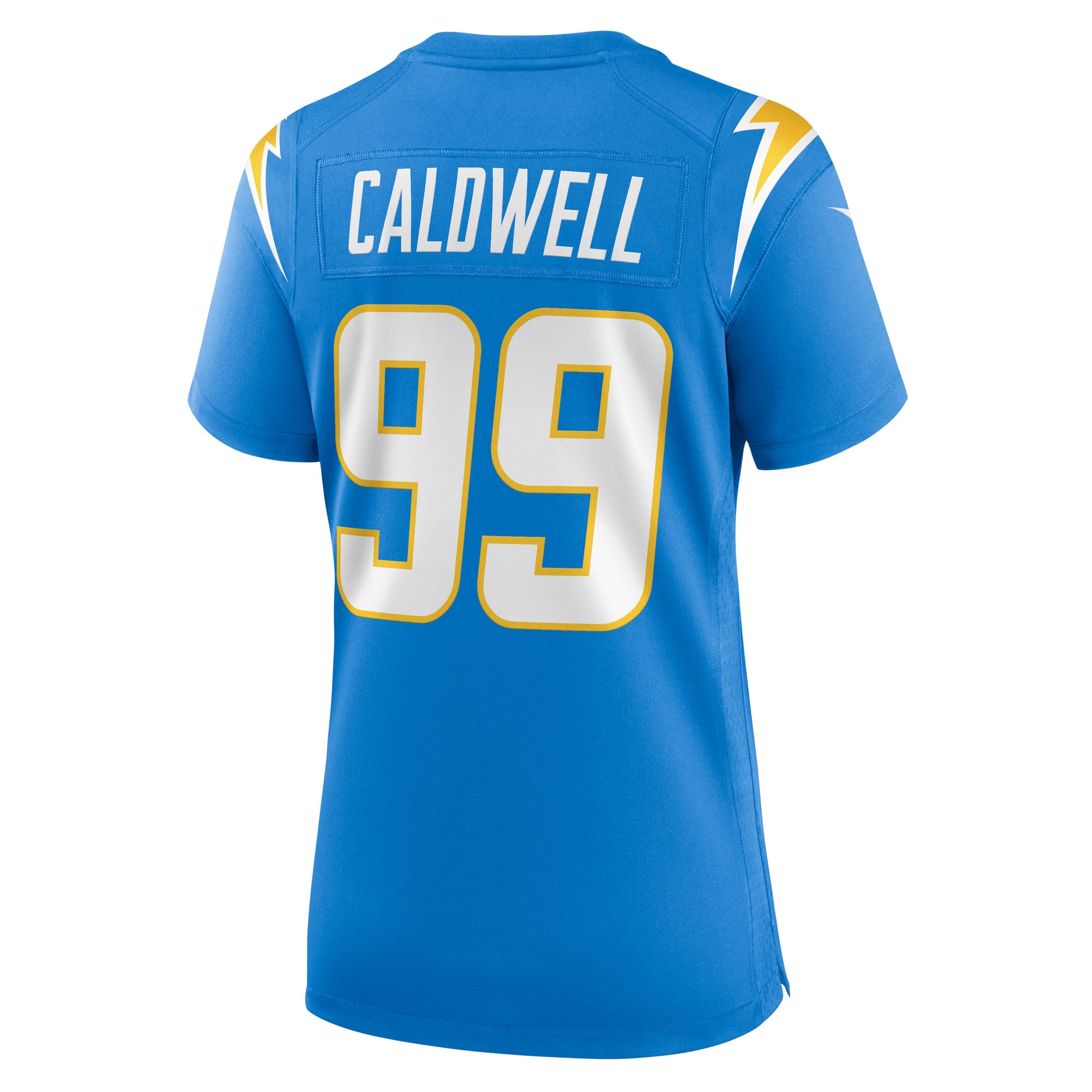Jamaree Caldwell Los Angeles Chargers Women's Team Game Jersey - Powder Blue - Image 4