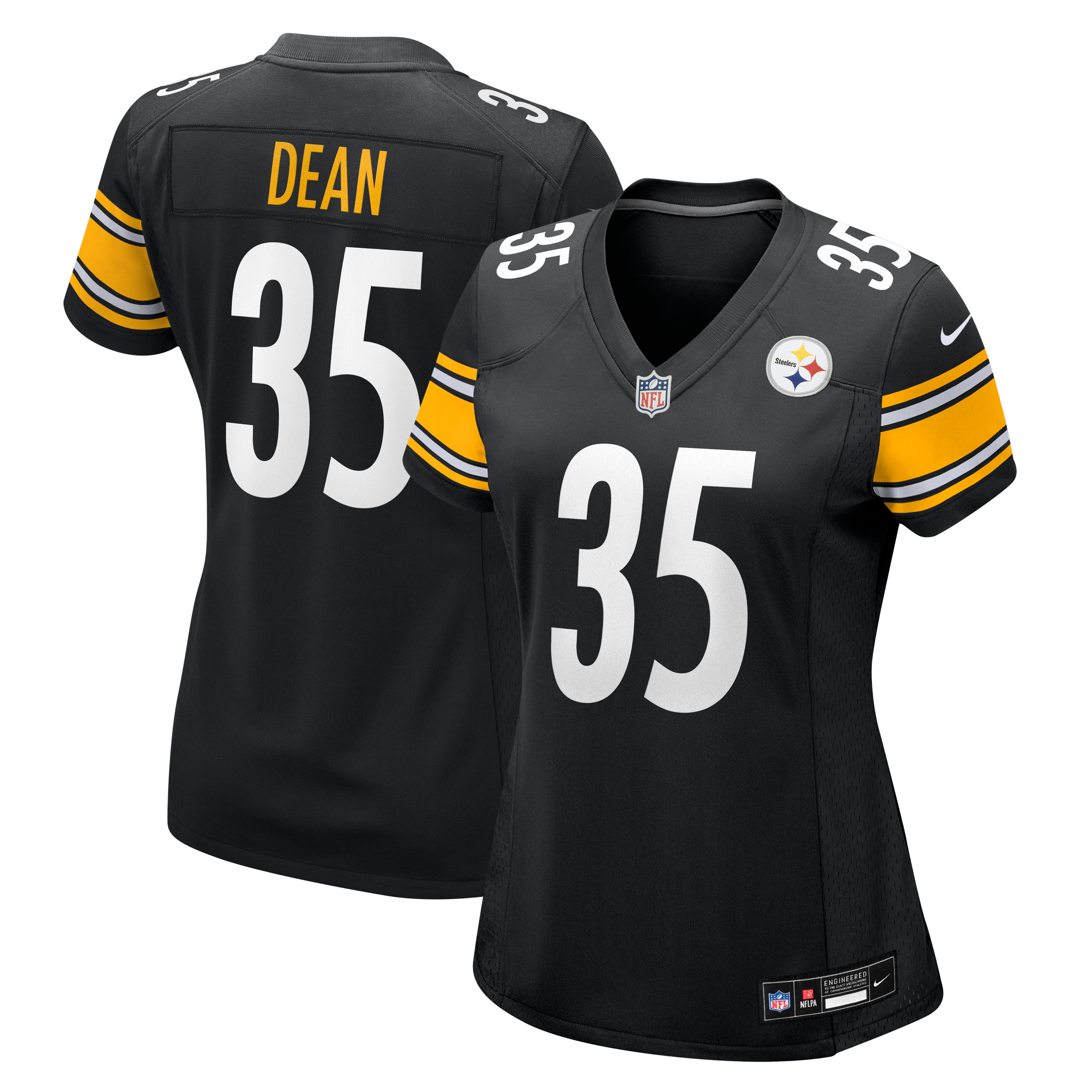 Jamel Dean Pittsburgh Steelers Women's Team Game Jersey - Black