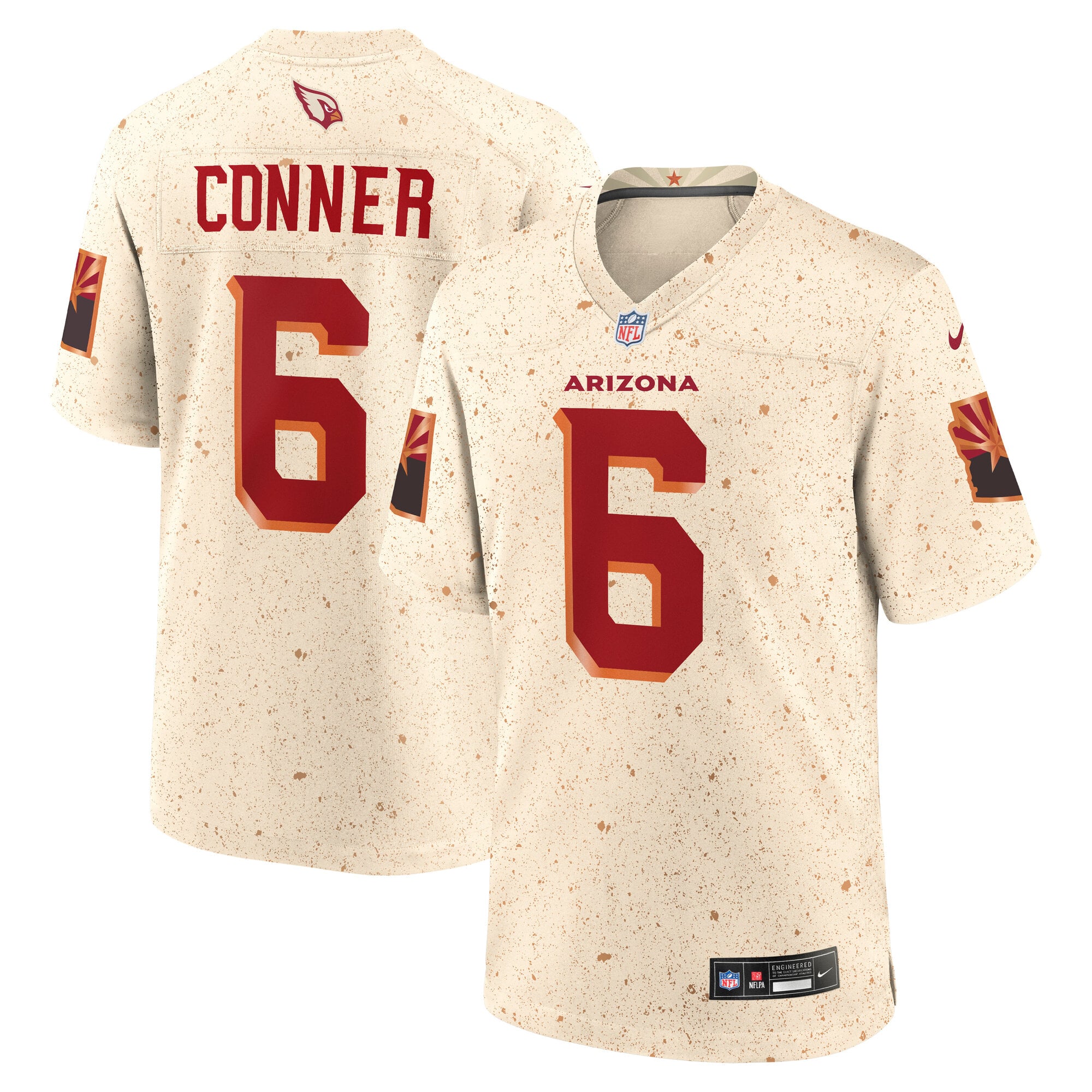 James Conner Arizona Cardinals 2025 Rivalries Collection Game Jersey - Natural - Image 2