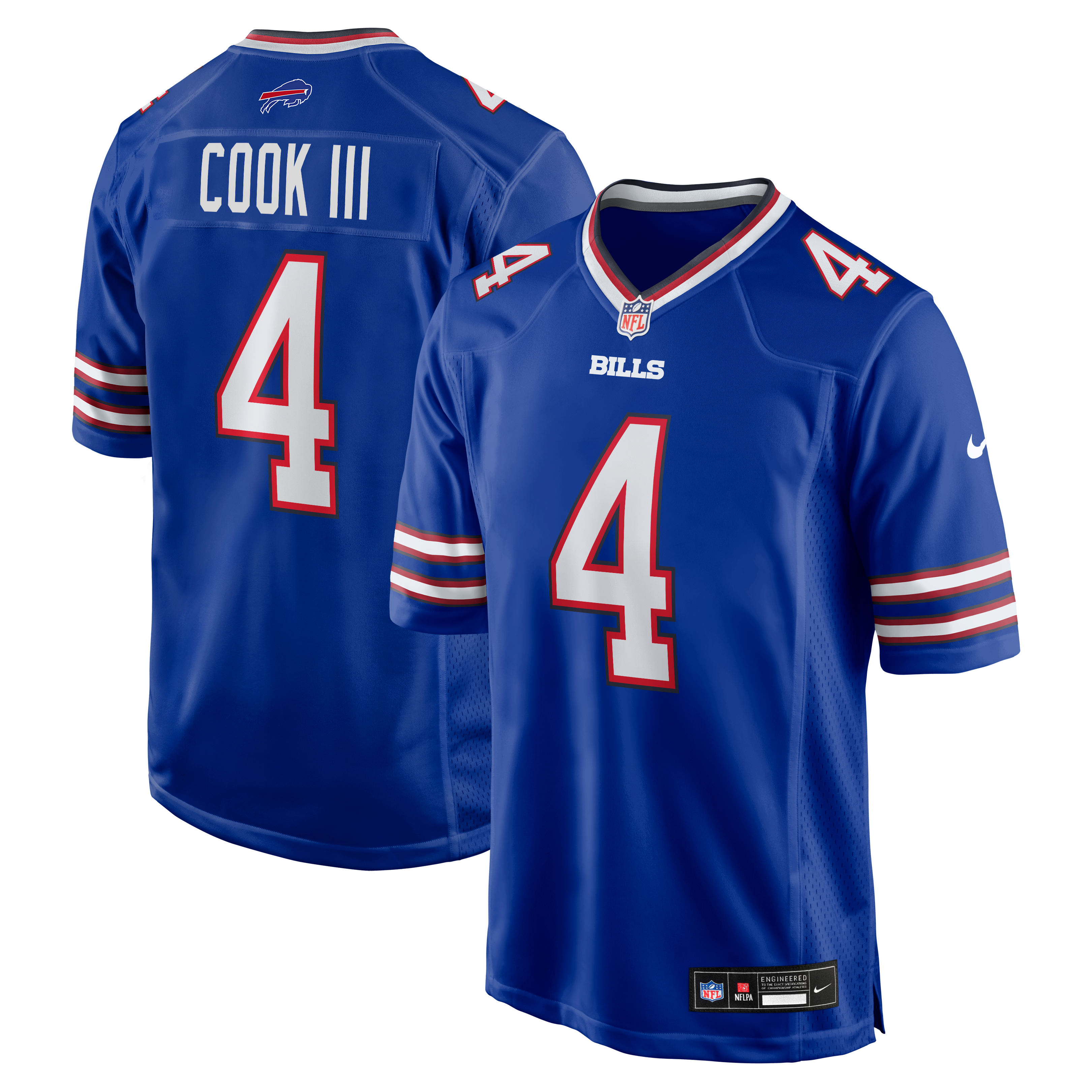 James Cook III Buffalo Bills Team Game Jersey - Royal