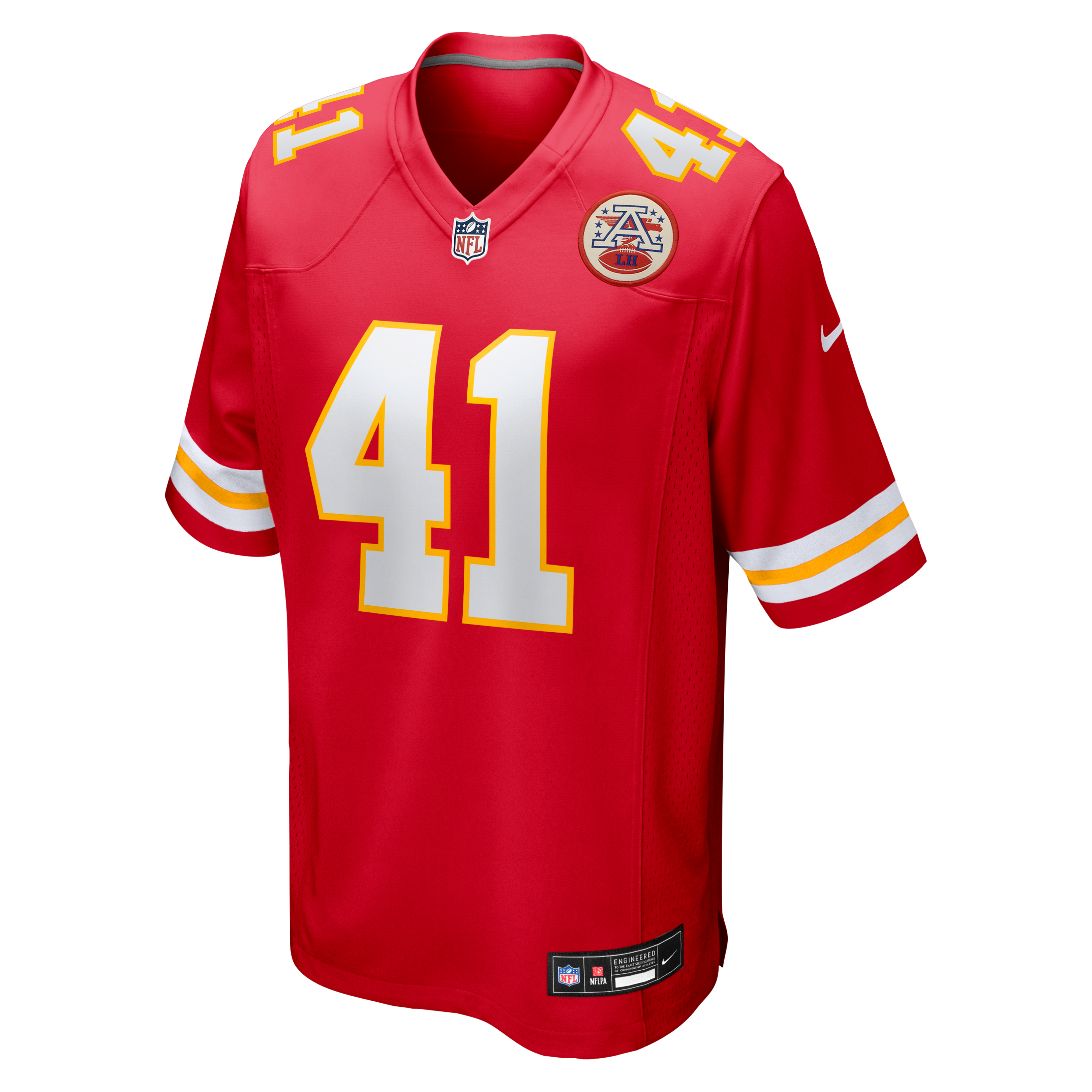 James Winchester Kansas City Chiefs Game Jersey - Red - Image 3