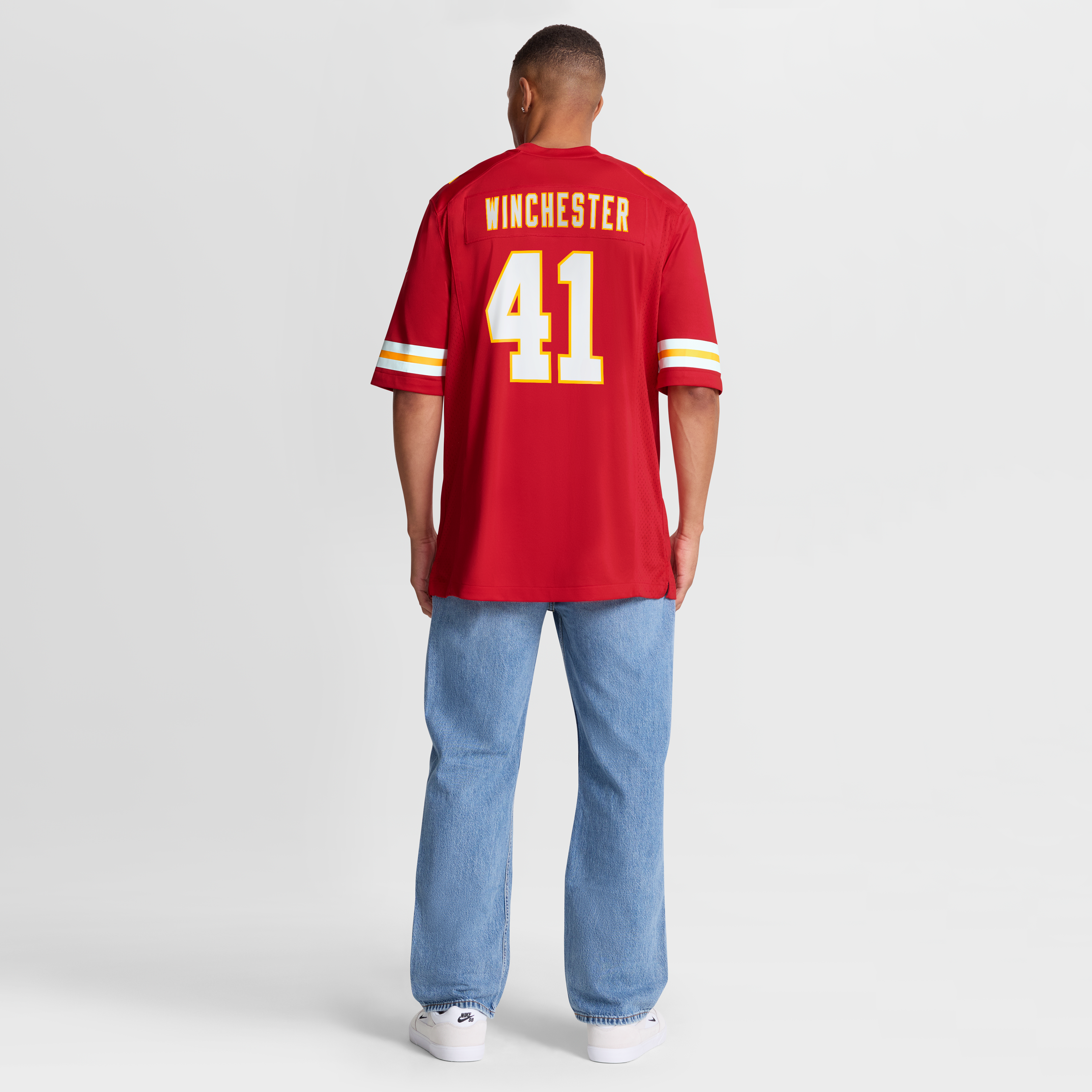 James Winchester Kansas City Chiefs Game Jersey - Red - Image 9