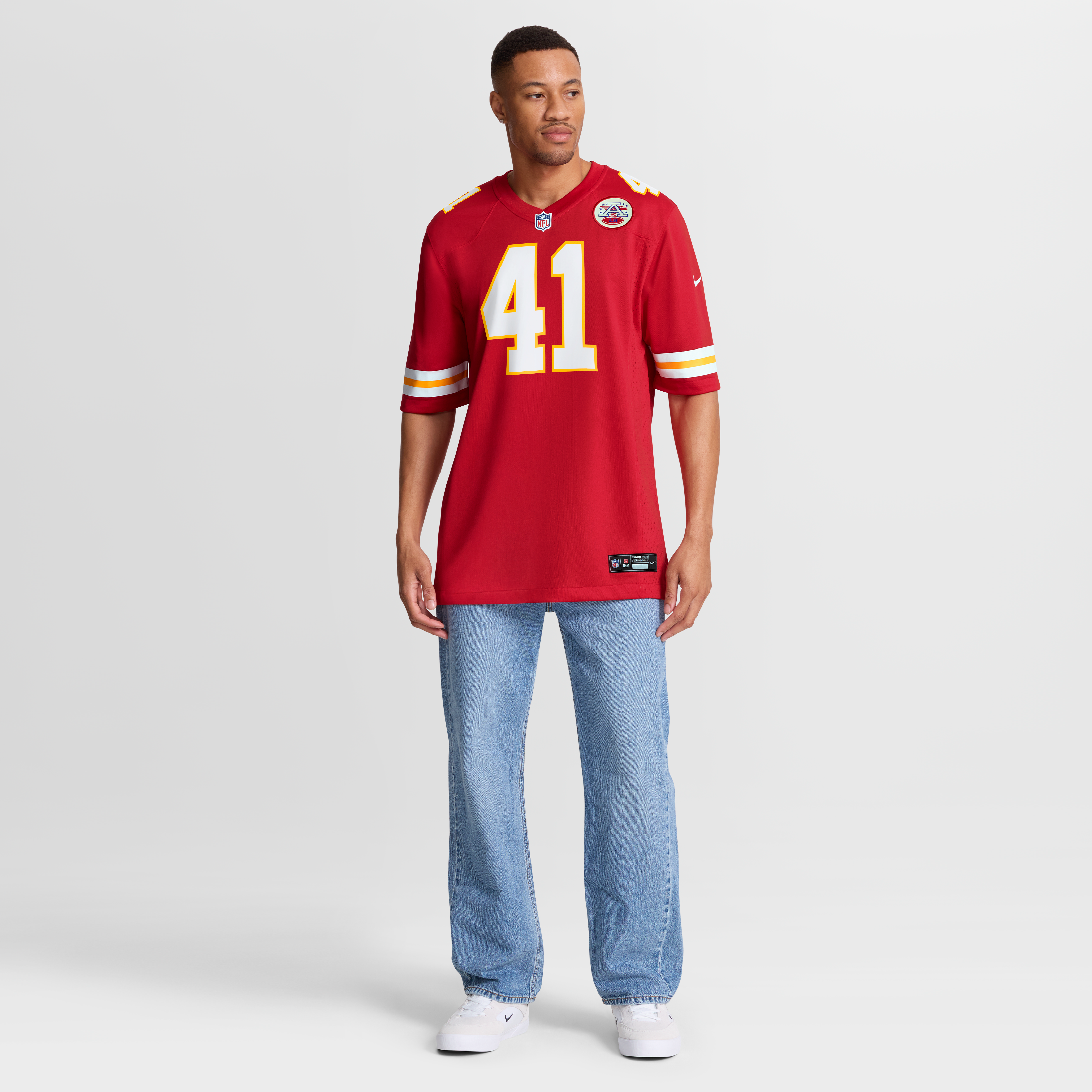 James Winchester Kansas City Chiefs Game Jersey - Red - Image 8