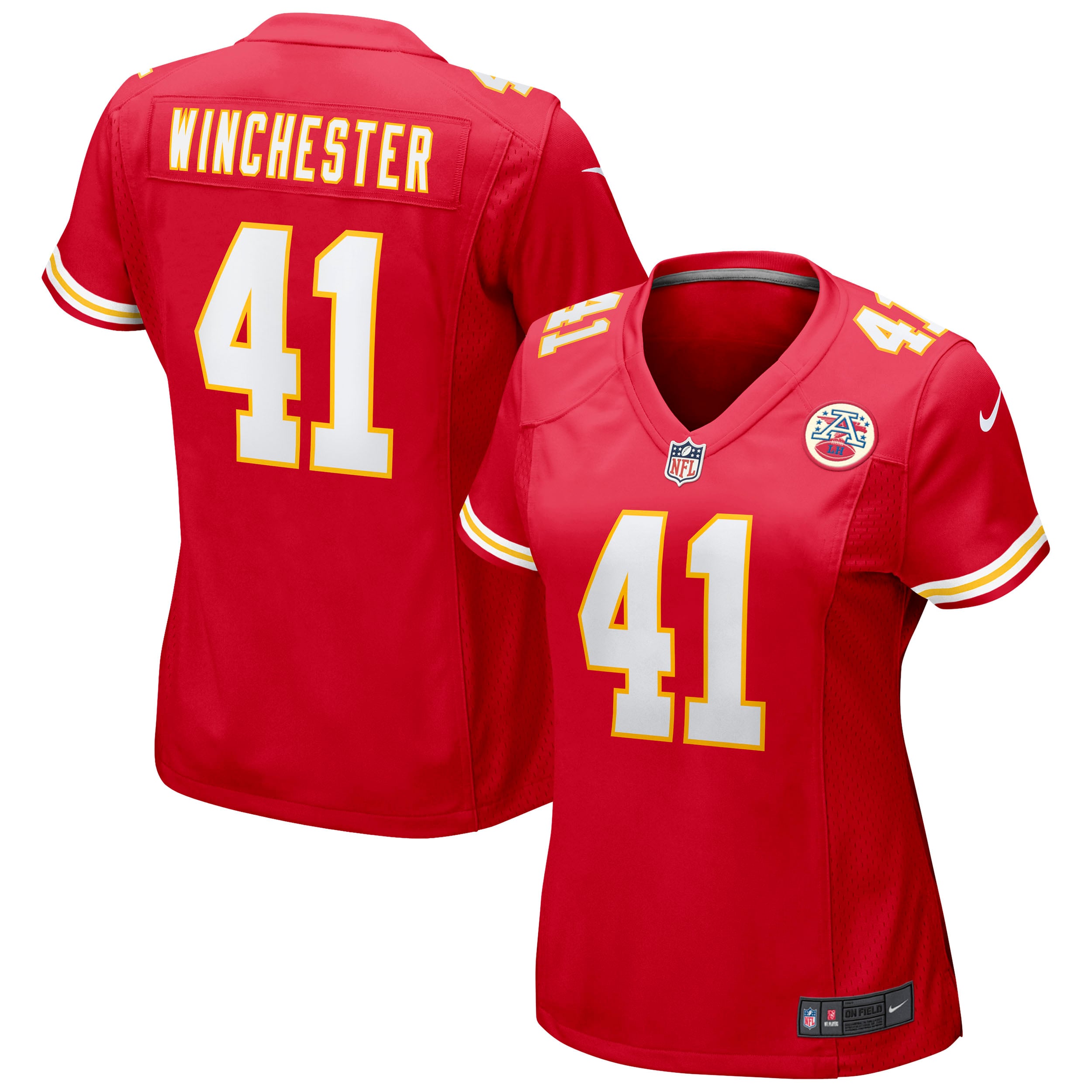 James Winchester Kansas City Chiefs Women's Game Jersey - Red