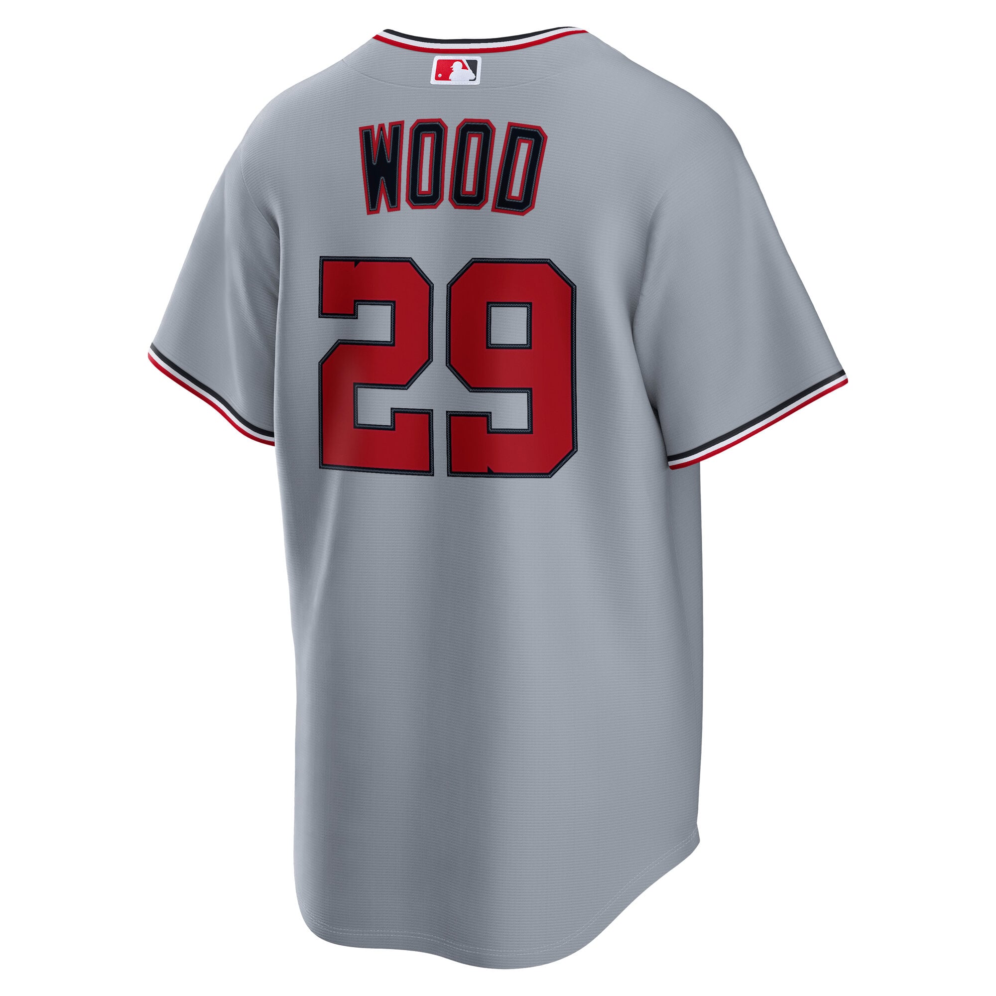 James Wood Washington Nationals Alternate Jersey - Gray - Image 4