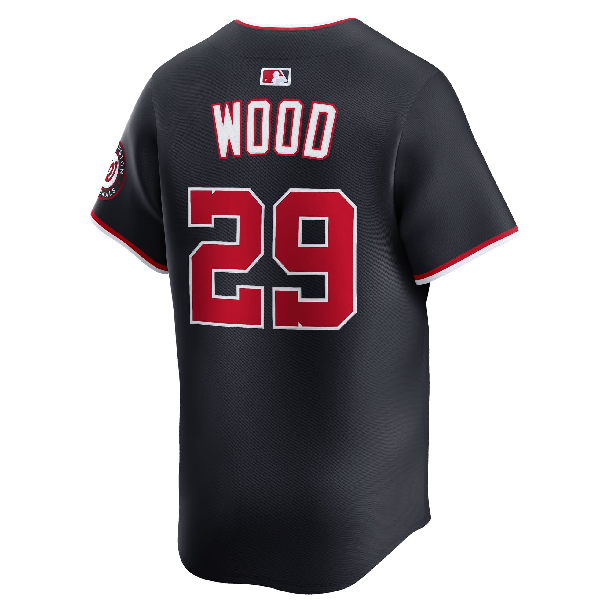 James Wood Washington Nationals Home Limited Jersey - Navy - Image 4