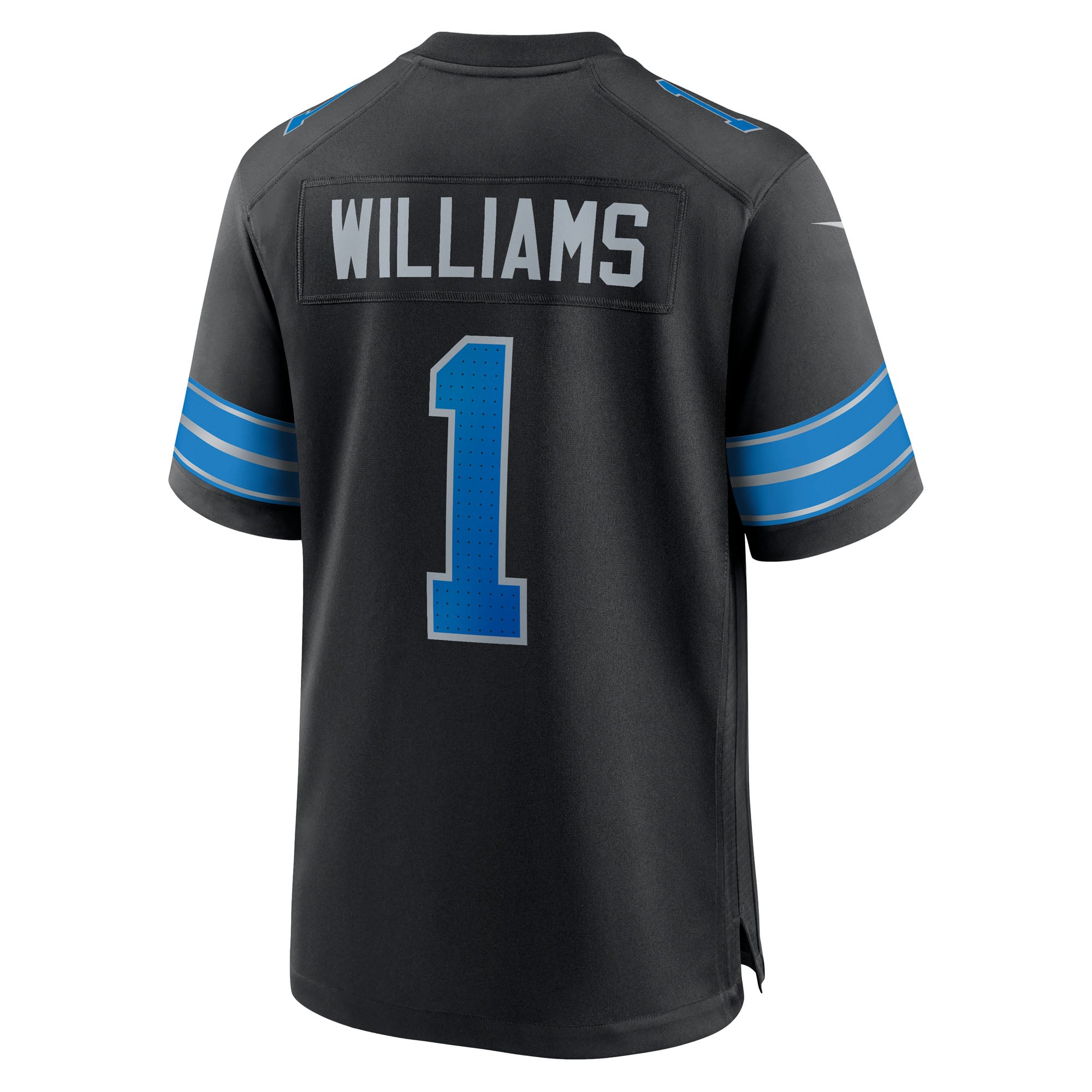 Jameson Williams Detroit Lions Alternate Game Player Jersey - Black - Image 4