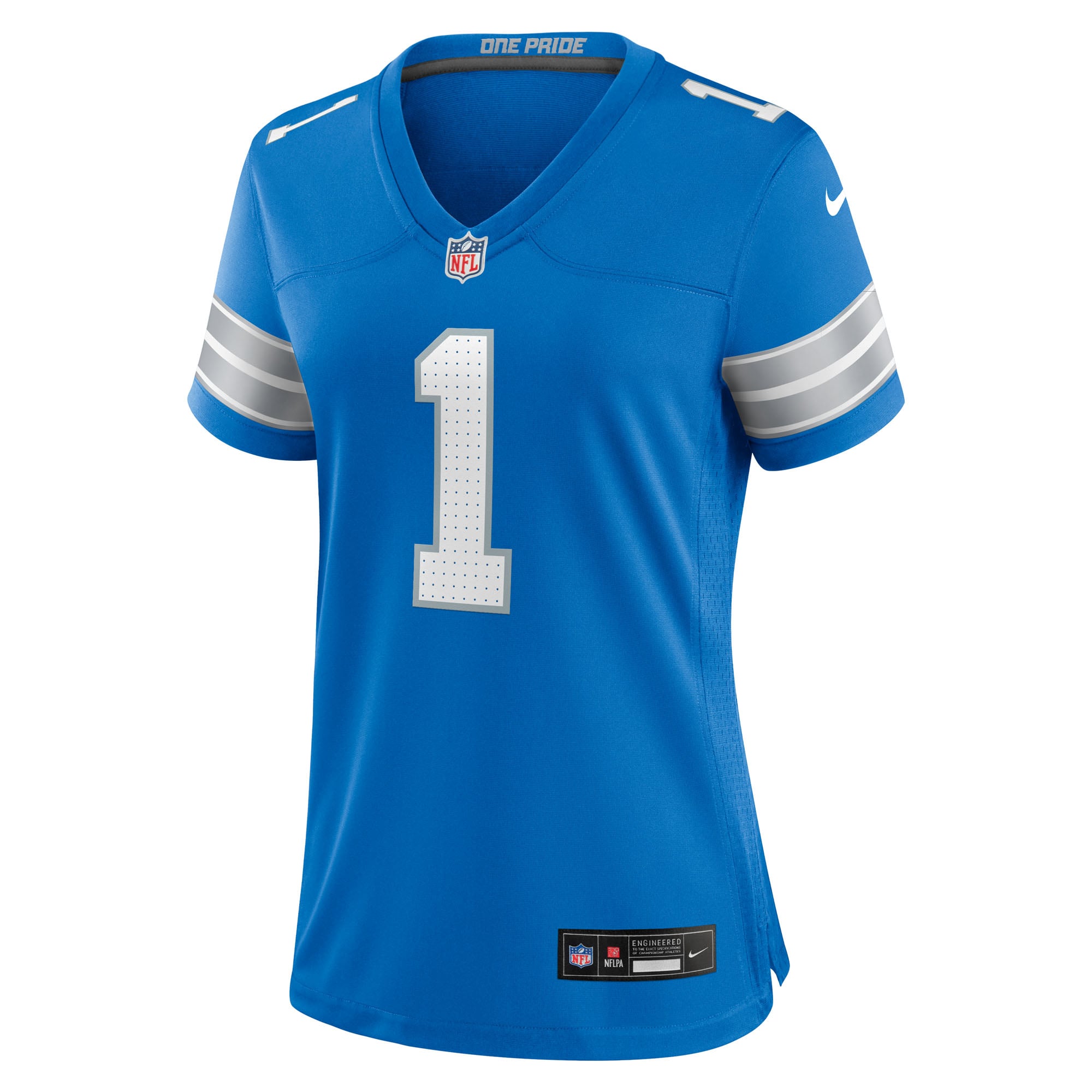 Jameson Williams Detroit Lions Women's Game Player Jersey - Blue - Image 3