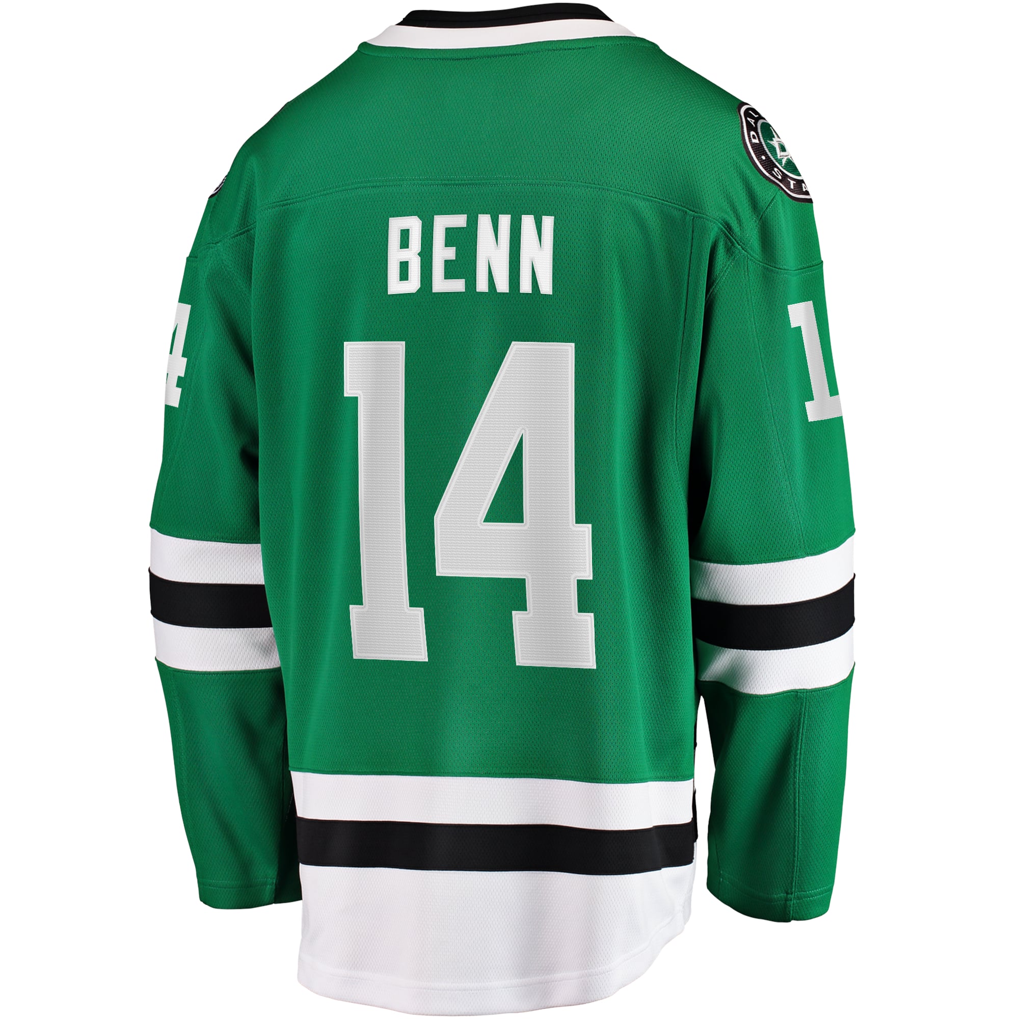 Jamie Benn Dallas Stars Captain Patch Home Breakaway Jersey - Kelly Green - Image 4