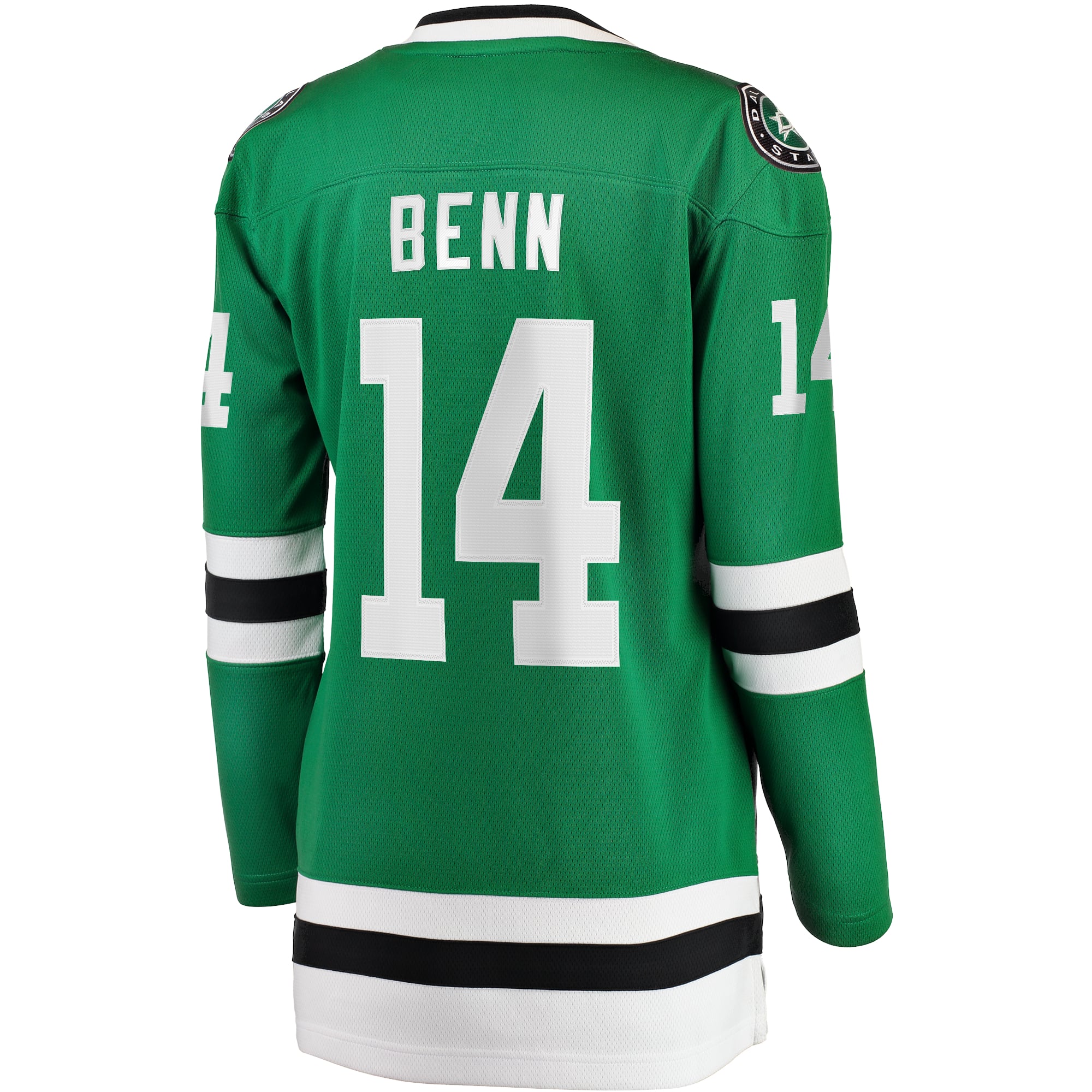 Jamie Benn Dallas Stars Women's Captain Patch Home Breakaway Player Jersey - Kelly Green - Image 4