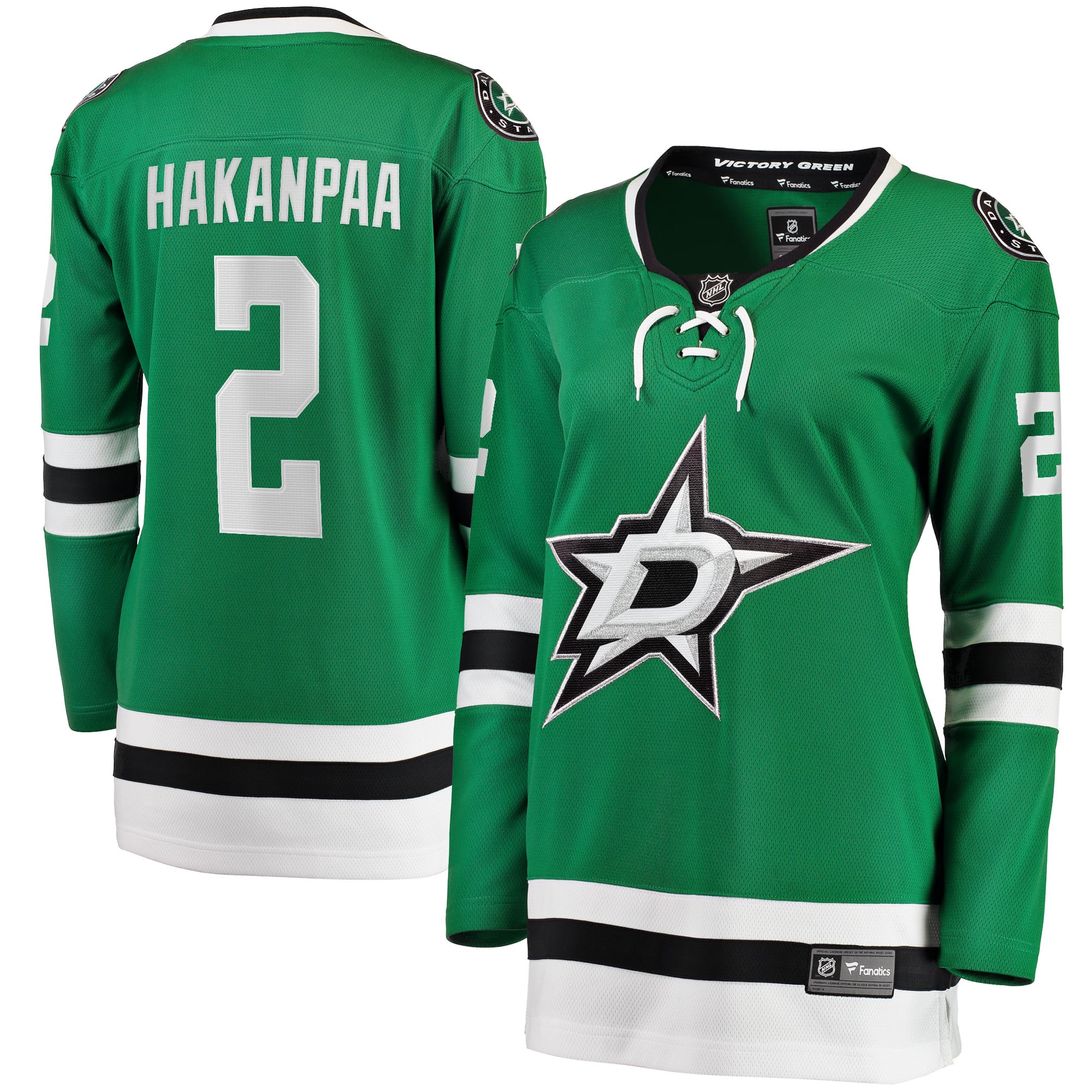 Jani Hakanpaa Dallas Stars Women's Home Breakaway Player Jersey - Kelly Green - Image 2