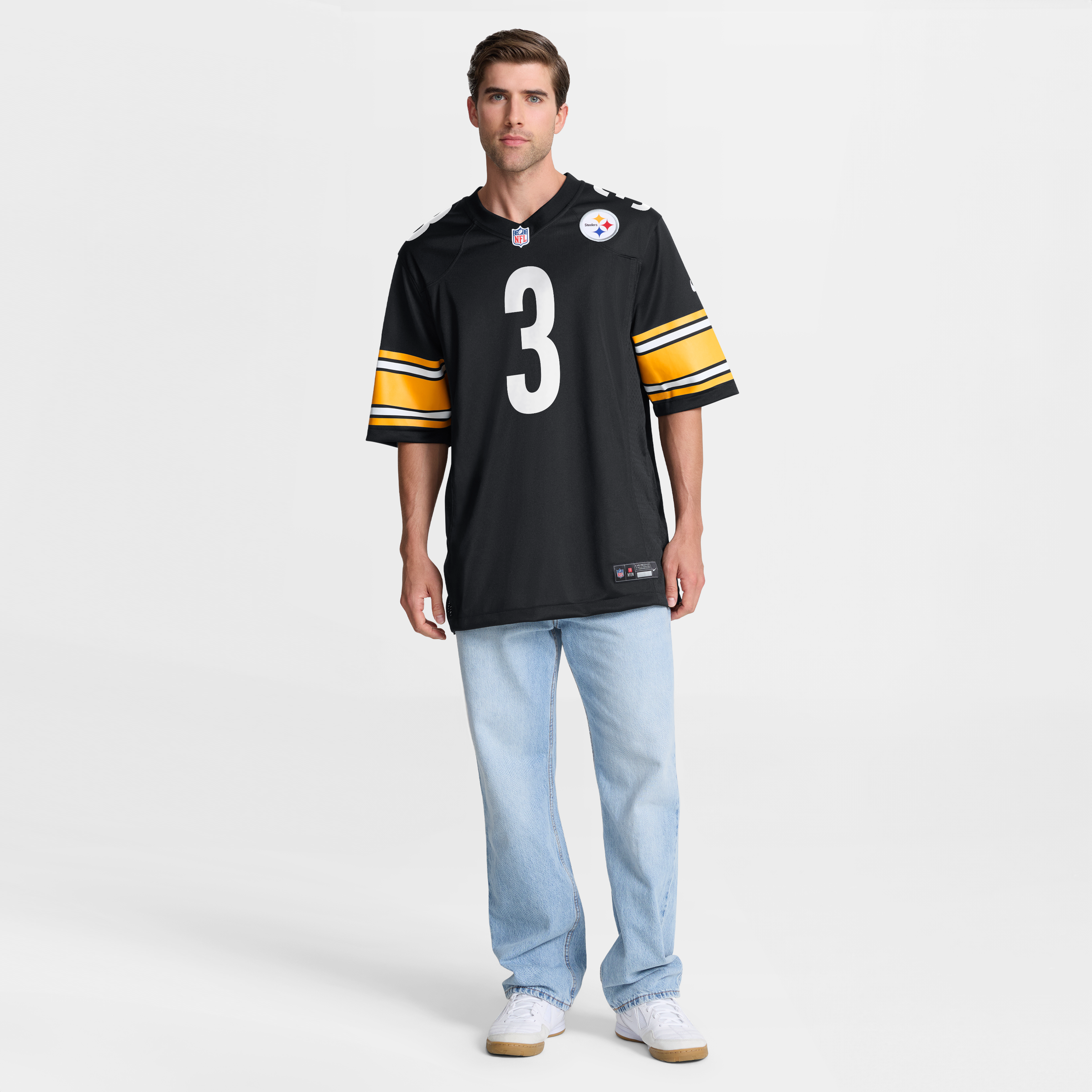 Jaquan Brisker Pittsburgh Steelers Team Game Jersey - Black - Image 3