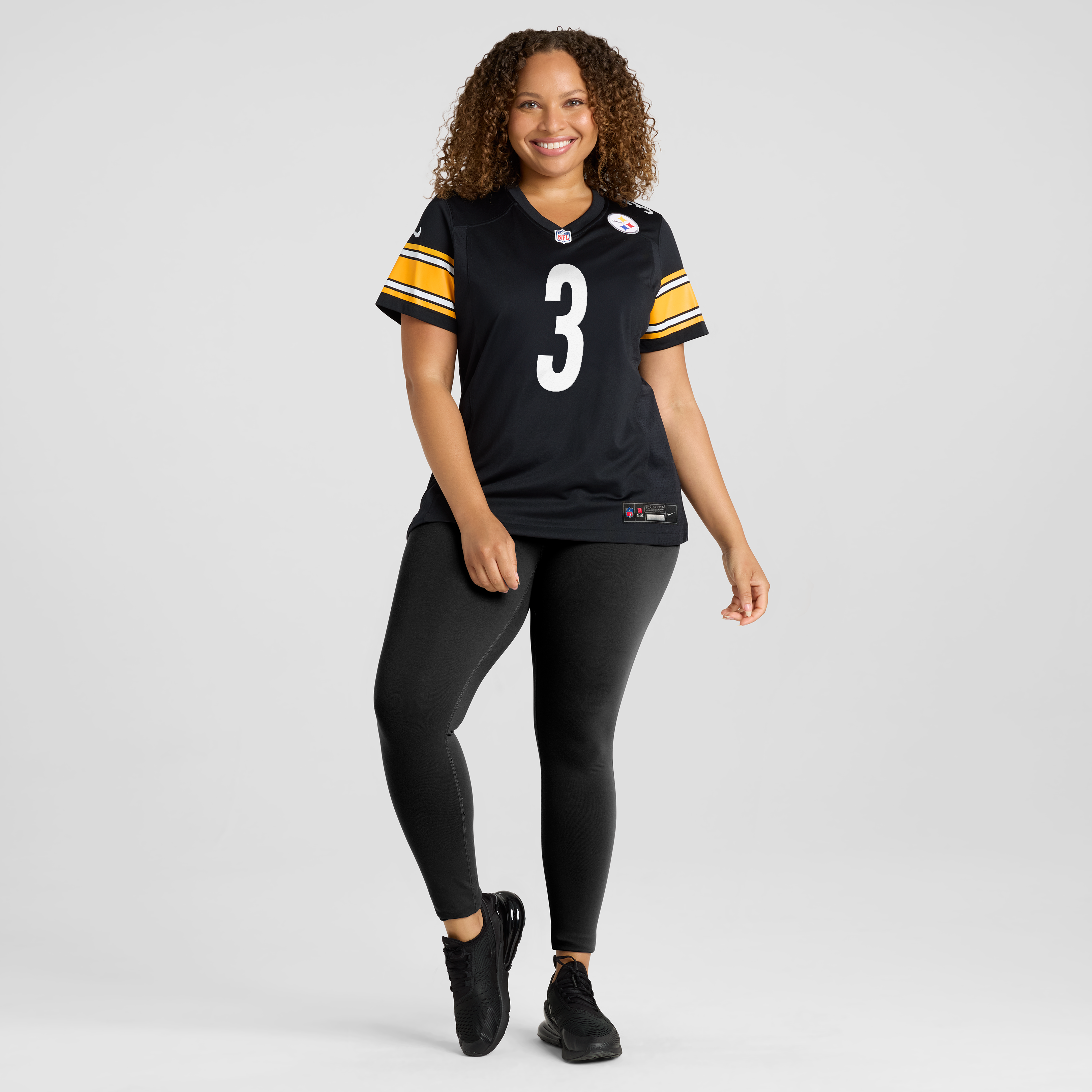 Jaquan Brisker Pittsburgh Steelers Women's Team Game Jersey - Black - Image 5