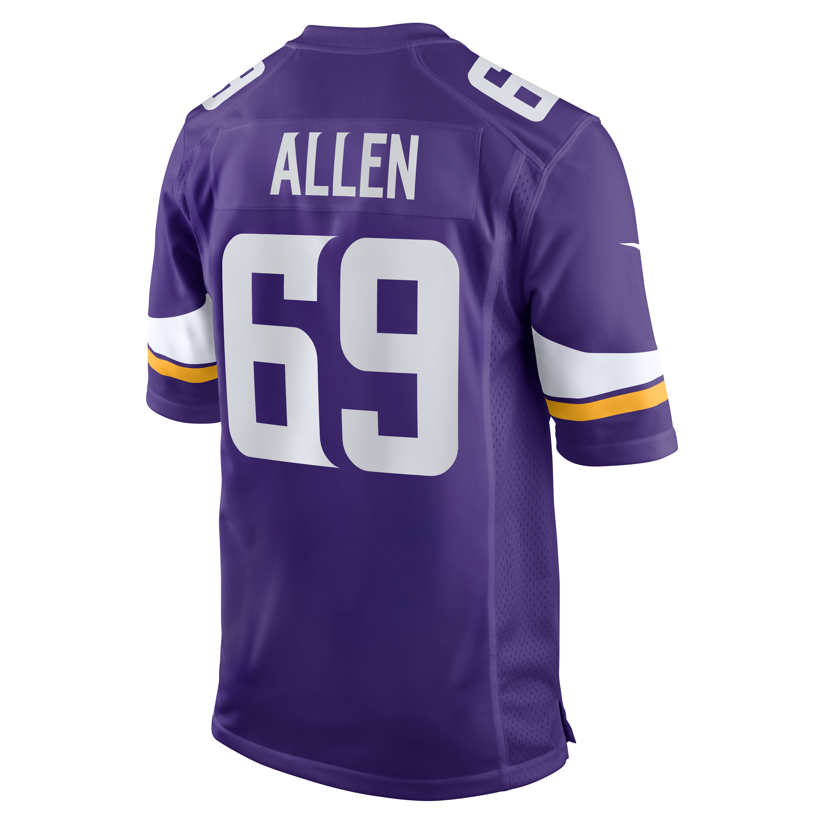 Jared Allen Minnesota Vikings Retired Player Game Jersey - Purple - Image 4