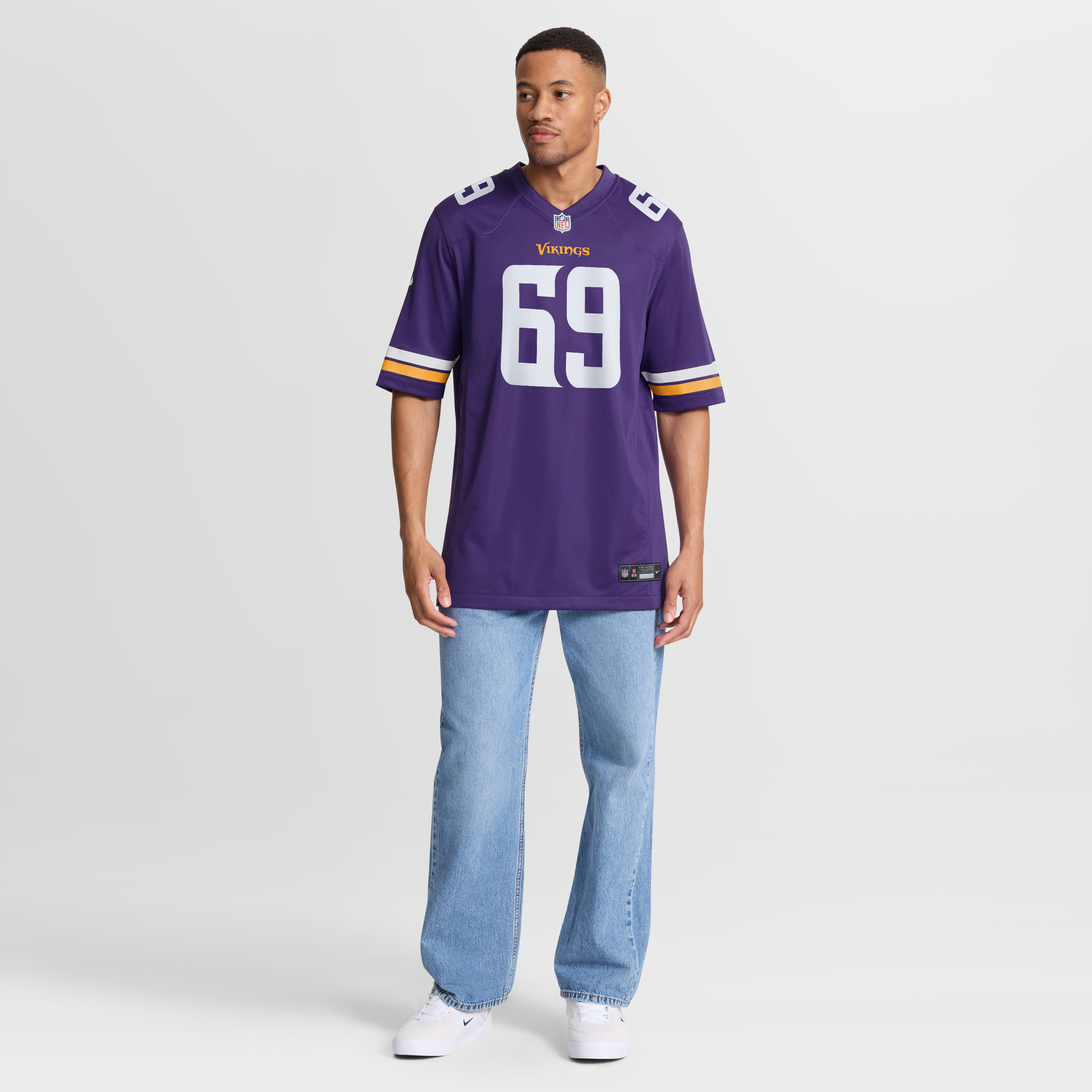 Jared Allen Minnesota Vikings Retired Player Game Jersey - Purple - Image 8