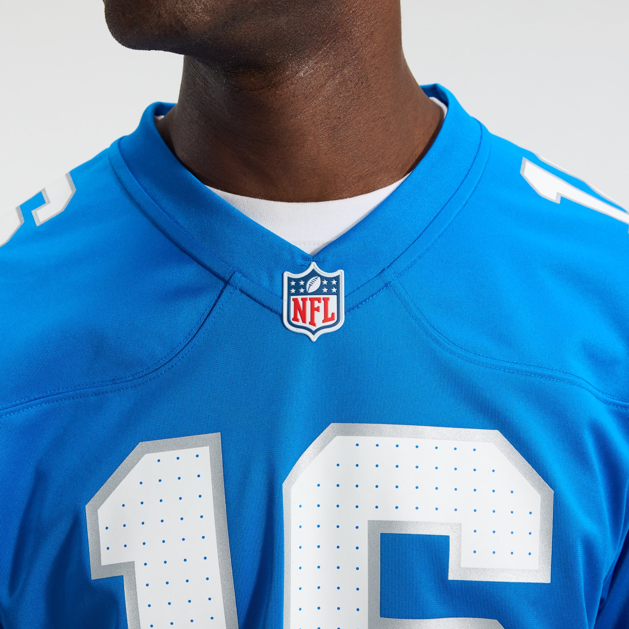 Jared Goff Detroit Lions Game Jersey - Blue - Image 11
