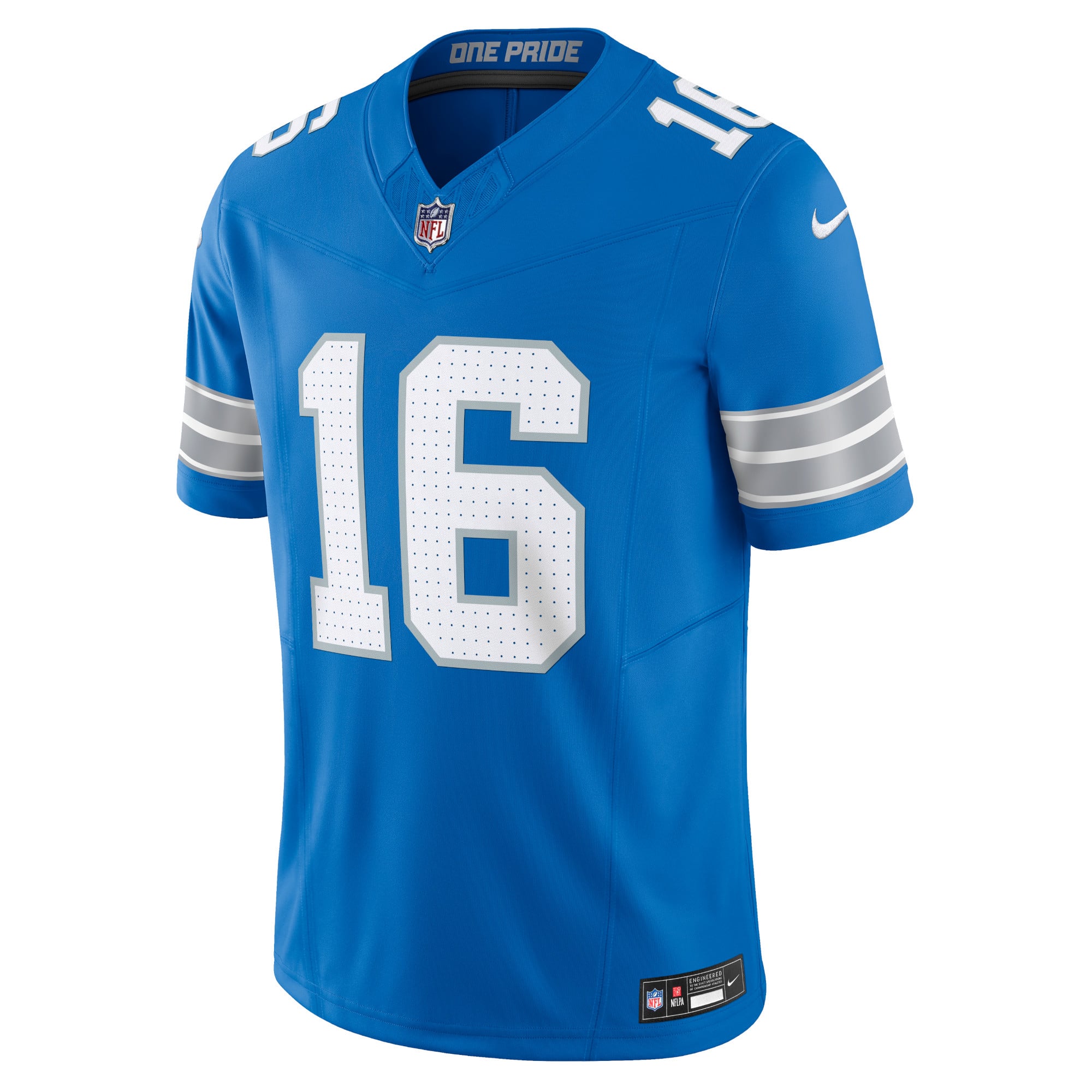 Jared Goff Detroit Lions Vapor F.U.S.E. Limited Jersey - Blue - Image 3