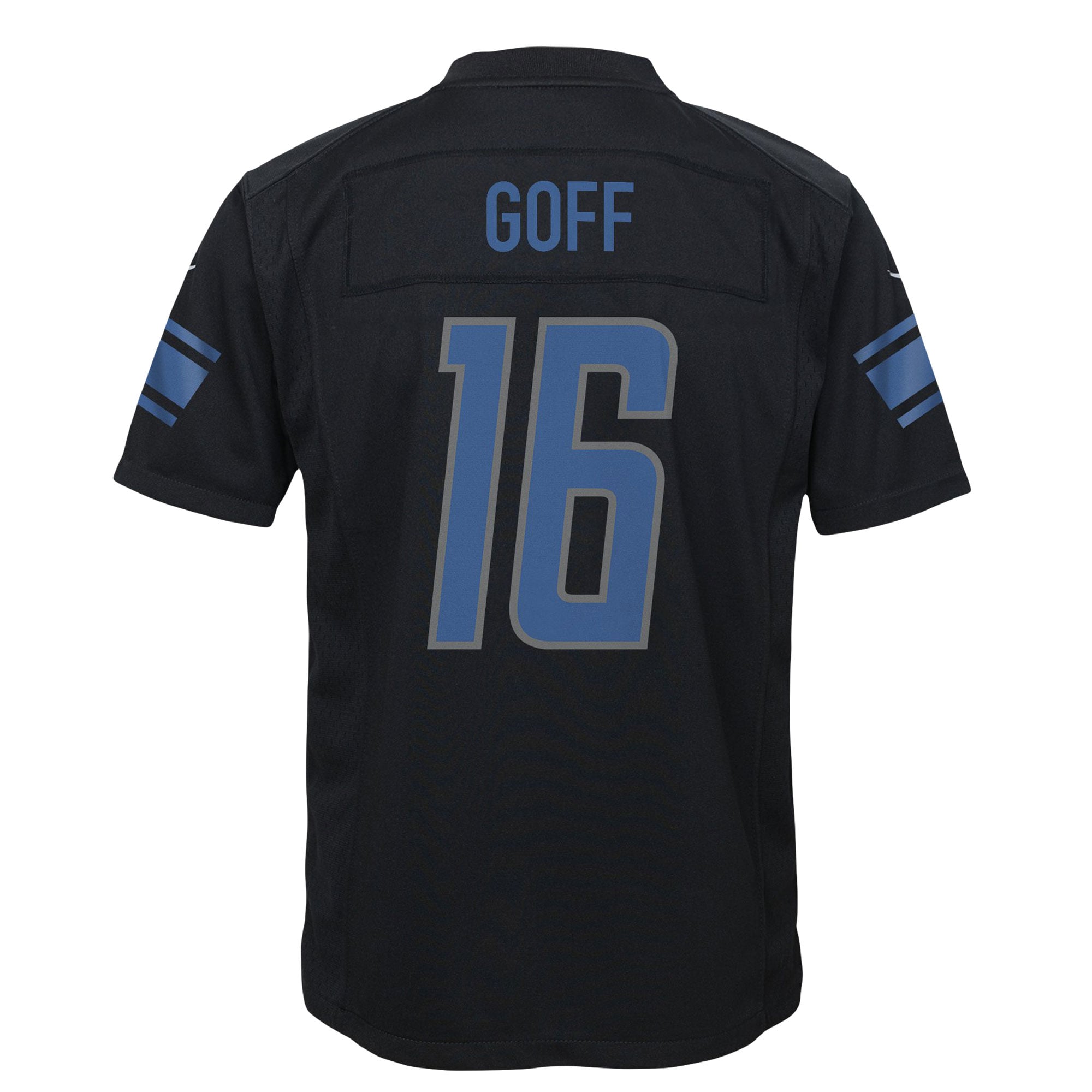 Jared Goff Detroit Lions Youth Game Jersey - Black - Image 4