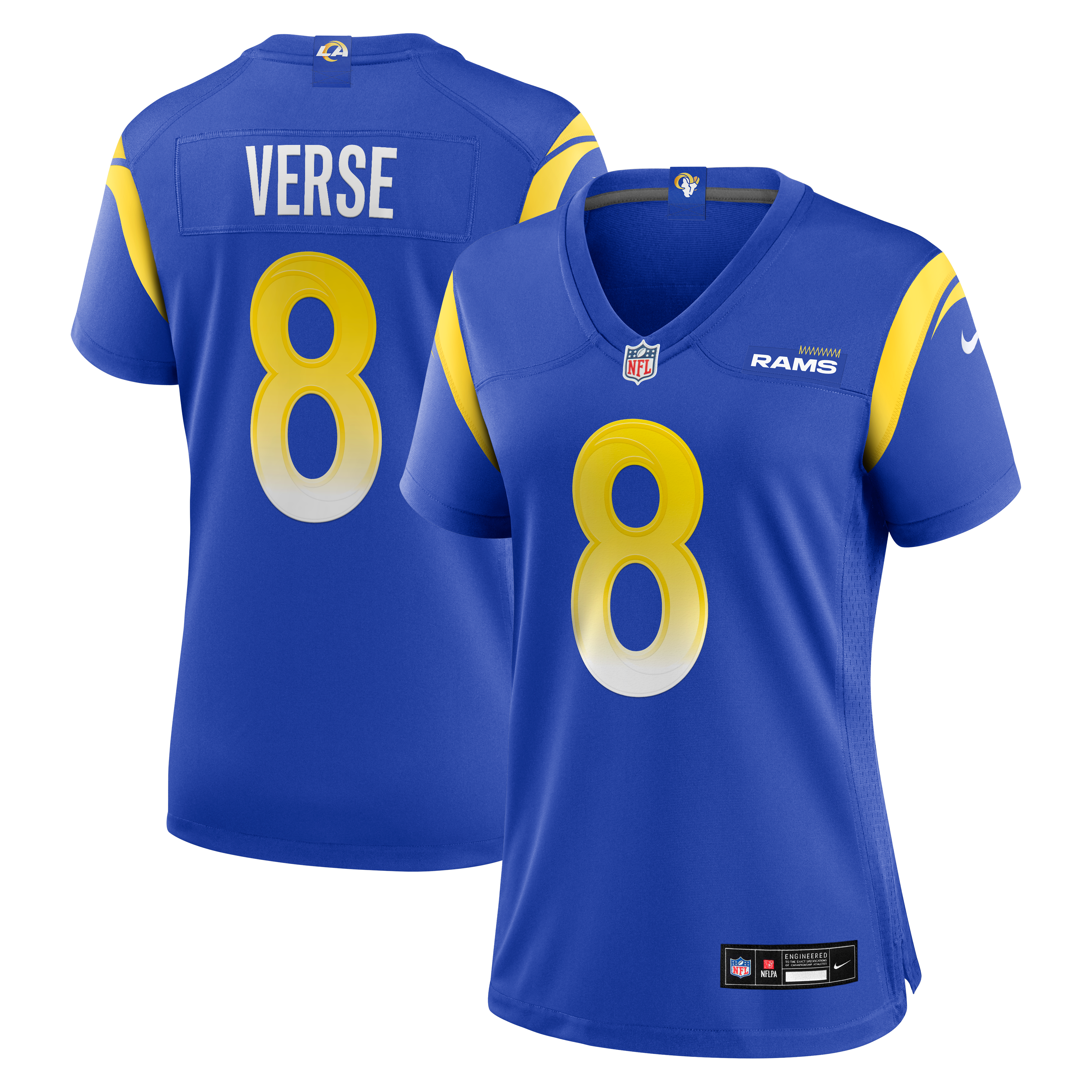 Jared Verse Los Angeles Rams Women's Game Jersey - Royal - Image 2