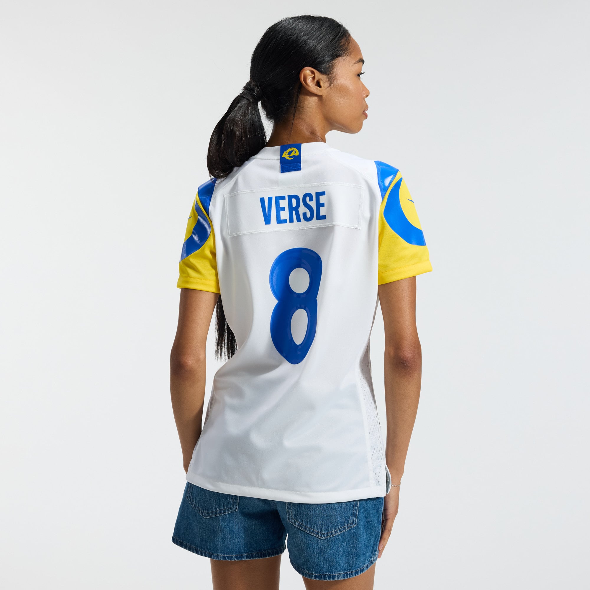 Jared Verse Los Angeles Rams Women's Game Jersey - White - Image 5