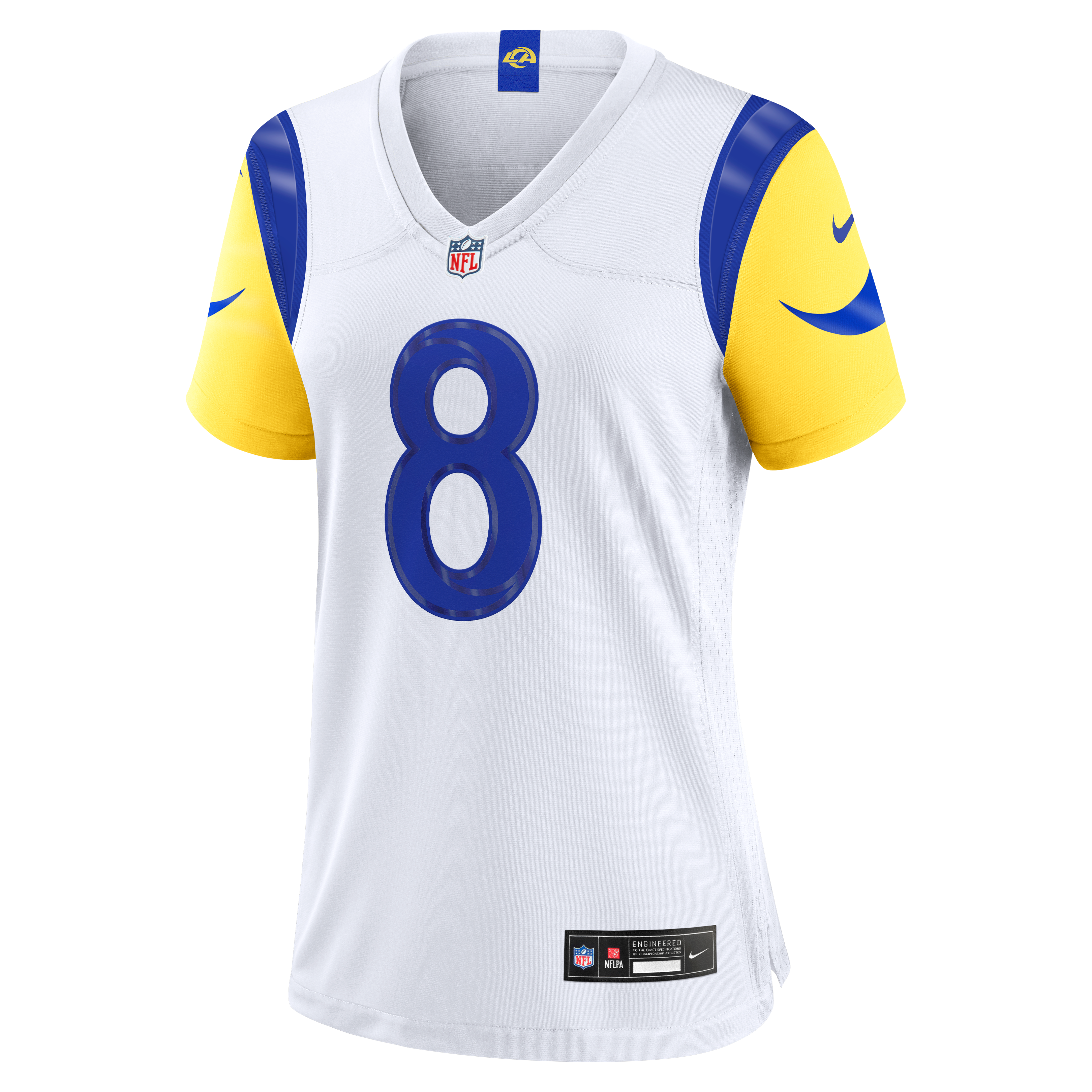 Jared Verse Los Angeles Rams Women's Game Jersey - White - Image 8