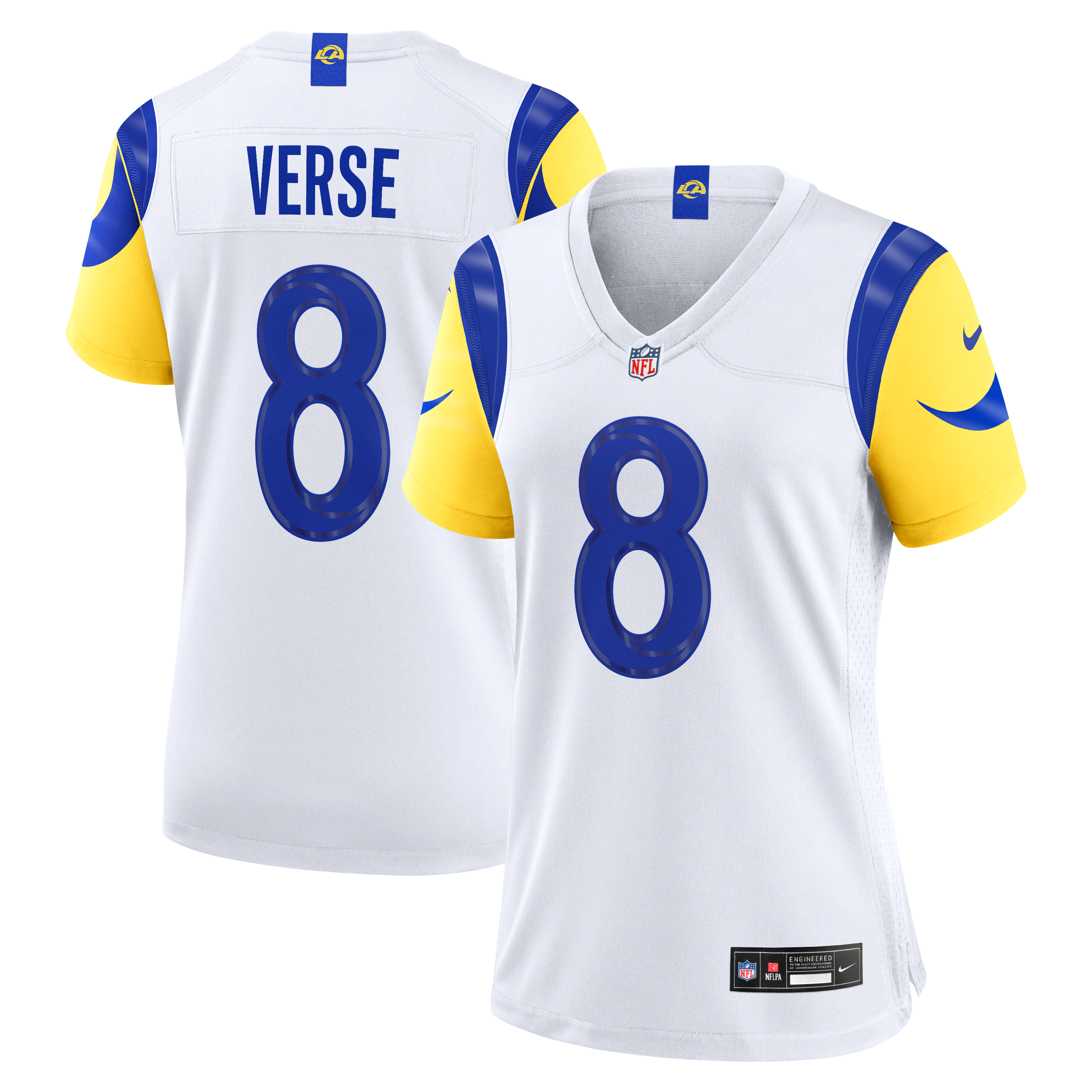 Jared Verse Los Angeles Rams Women's Game Jersey - White
