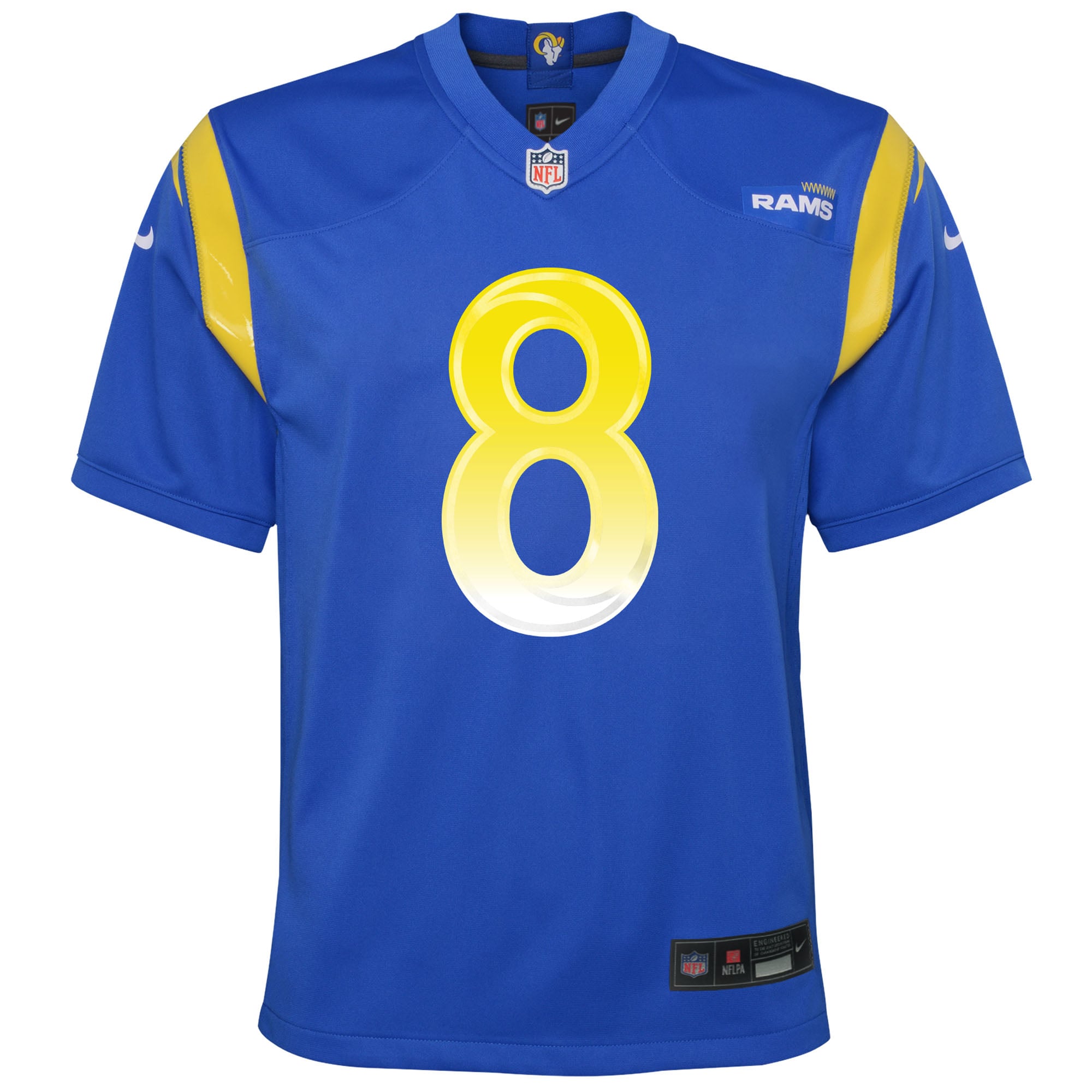 Jared Verse Los Angeles Rams Youth Team Game Jersey - Royal - Image 3