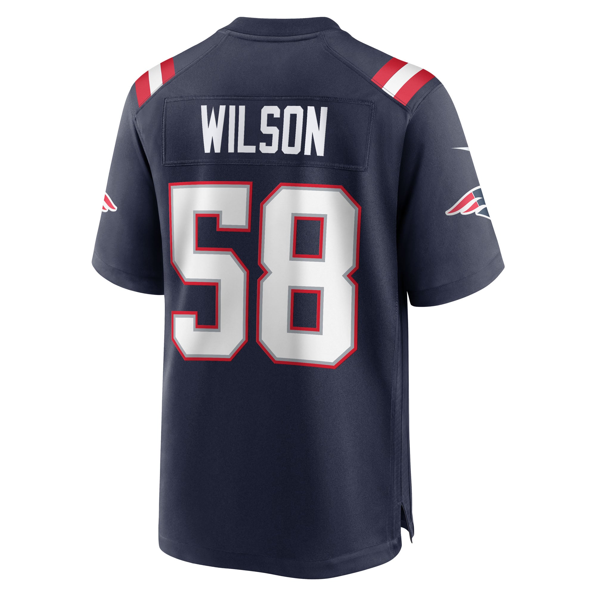 Jared Wilson New England Patriots Team Game Jersey - Navy - Image 4