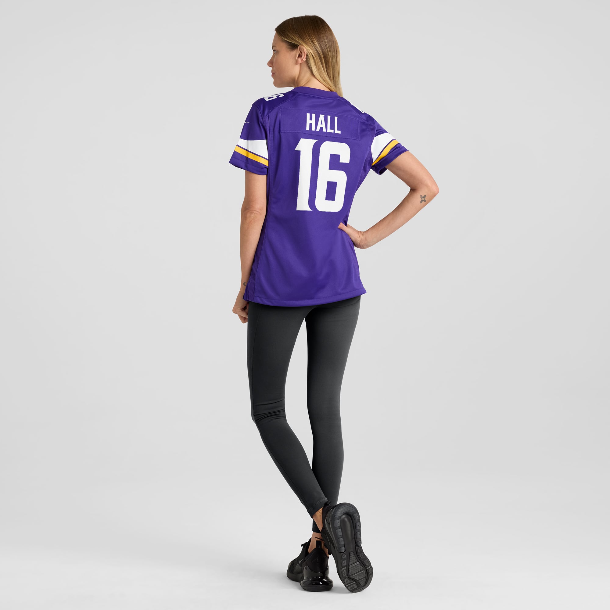 Jaren Hall Minnesota Vikings Women's Game Jersey - Purple - Image 6