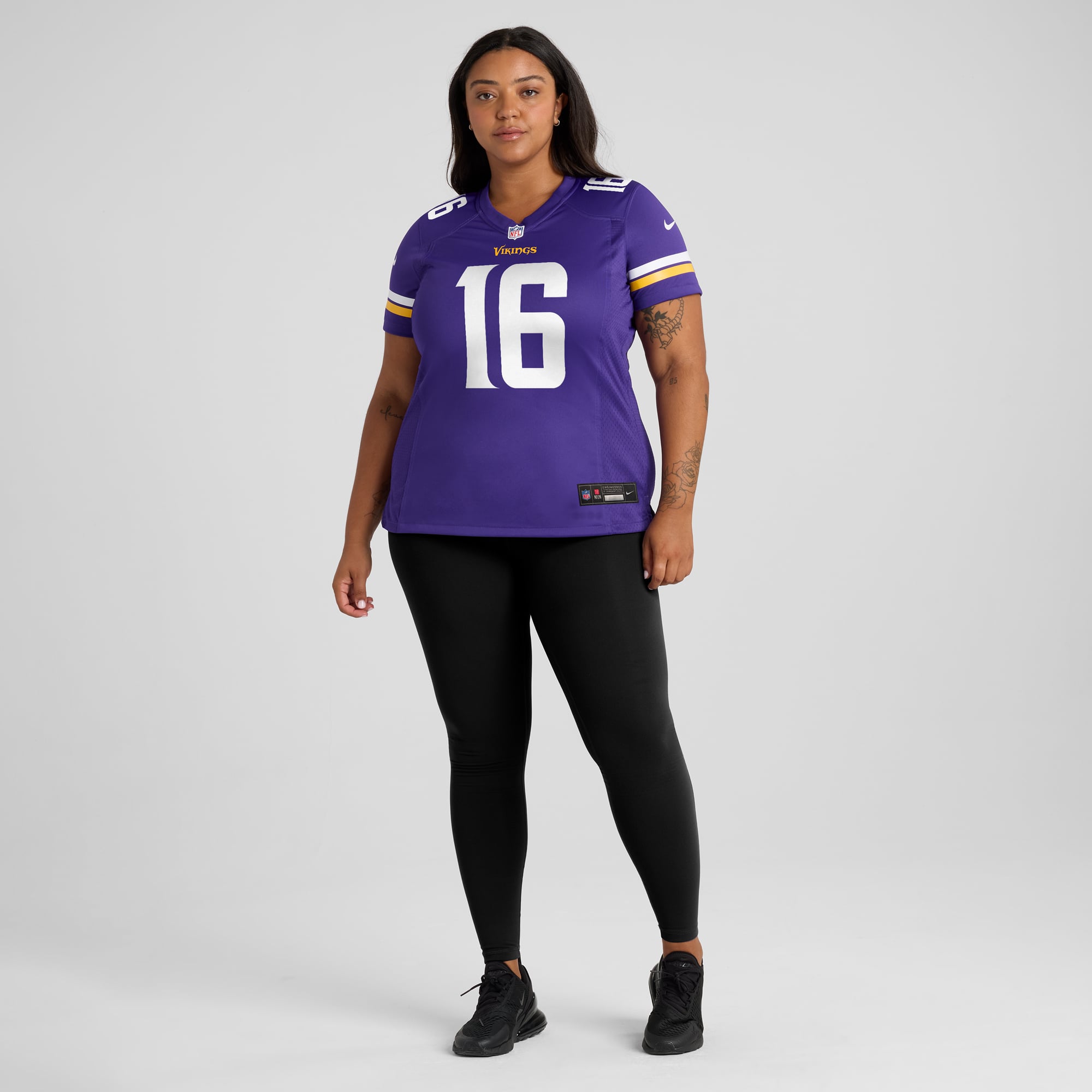 Jaren Hall Minnesota Vikings Women's Game Jersey - Purple - Image 7