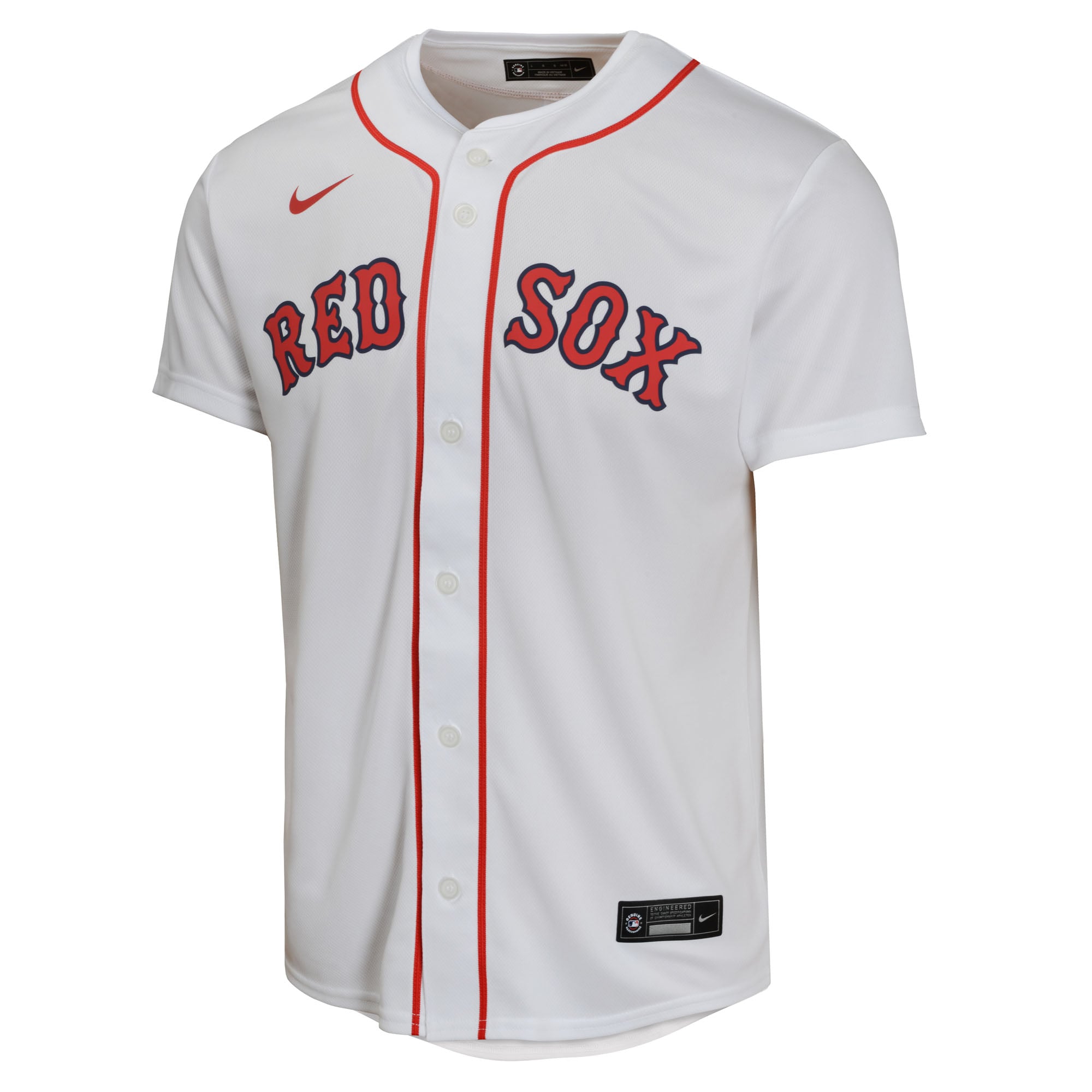 Jarren Duran Boston Red Sox Youth Home Player Game Jersey - White - Image 3