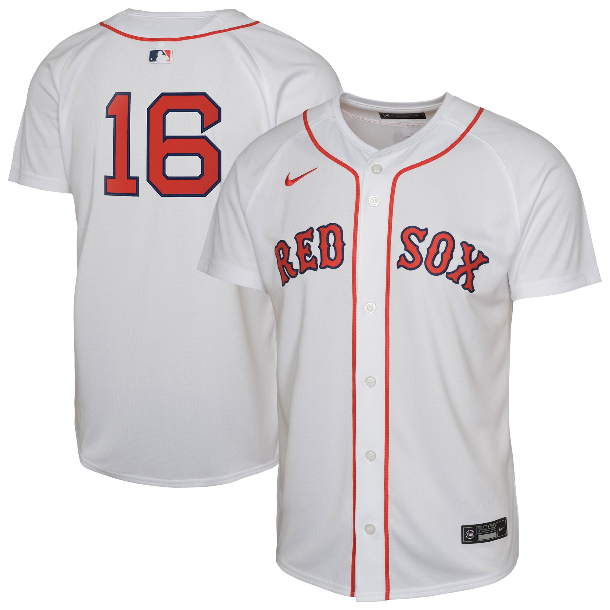 Jarren Duran Boston Red Sox Youth Limited Player Jersey - White - Image 2