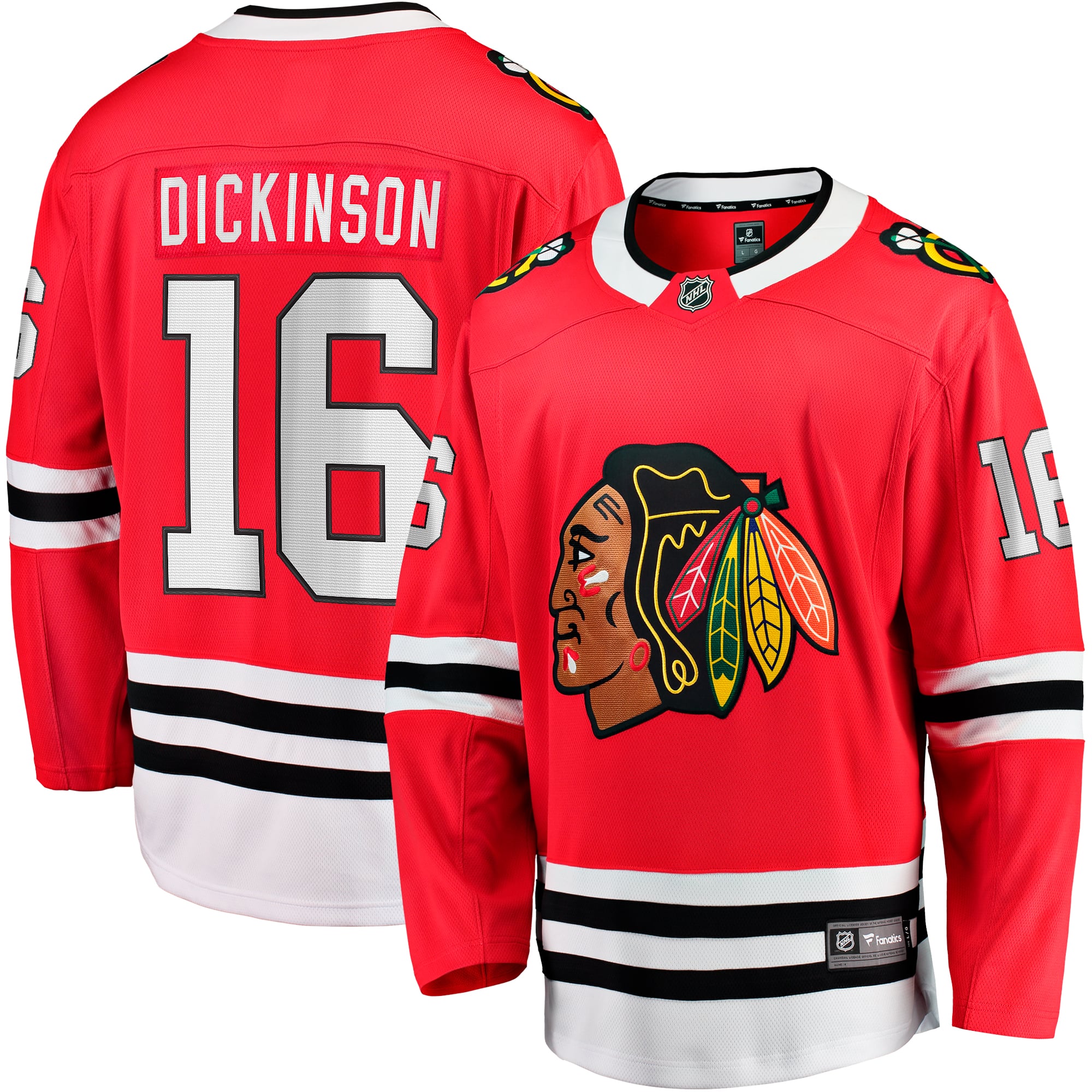 Jason Dickinson Chicago Blackhawks Home Breakaway Jersey - Red