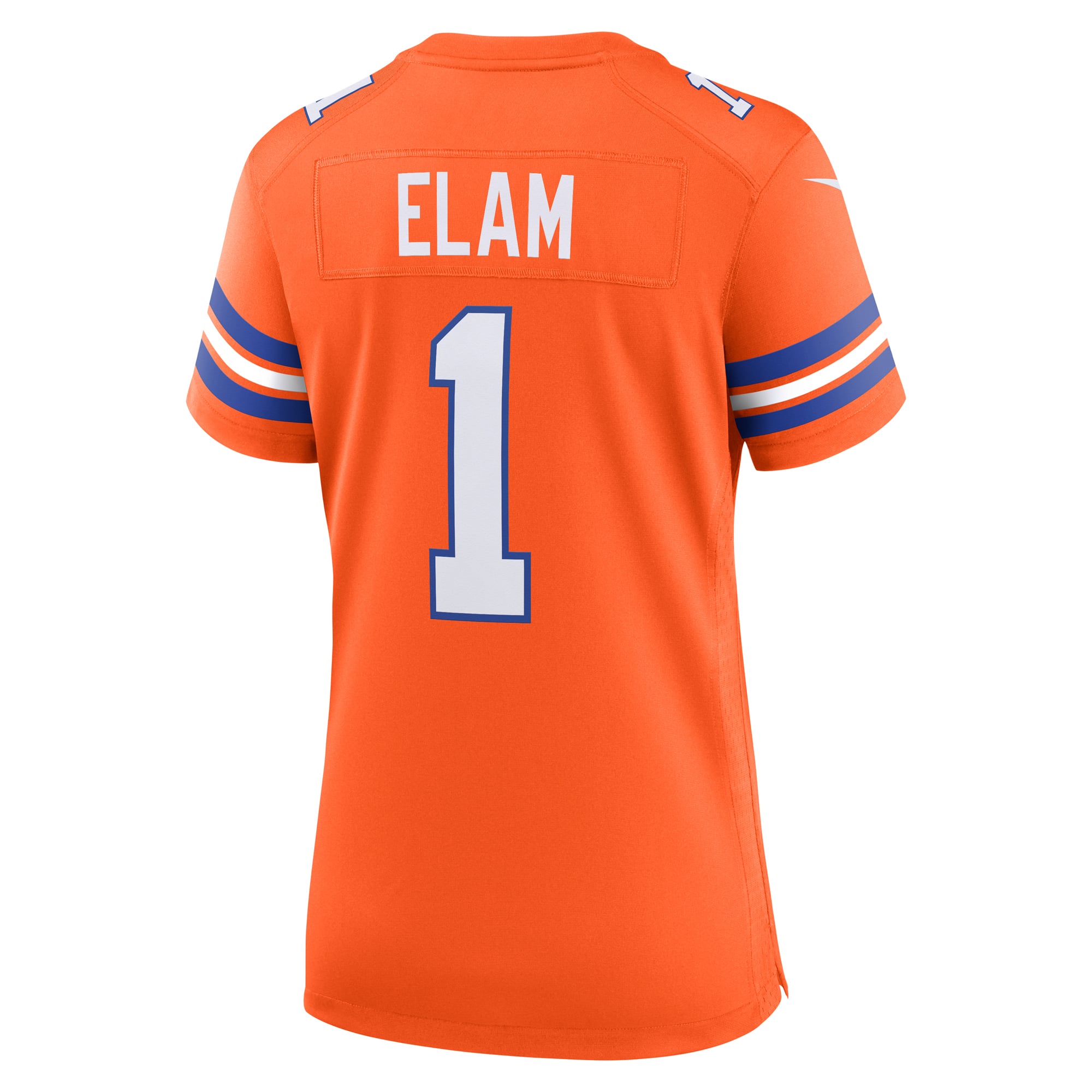 Jason Elam Denver Broncos Women's Mile High Collection 1977 Throwback Retired Player Game Jersey - Orange - Image 4