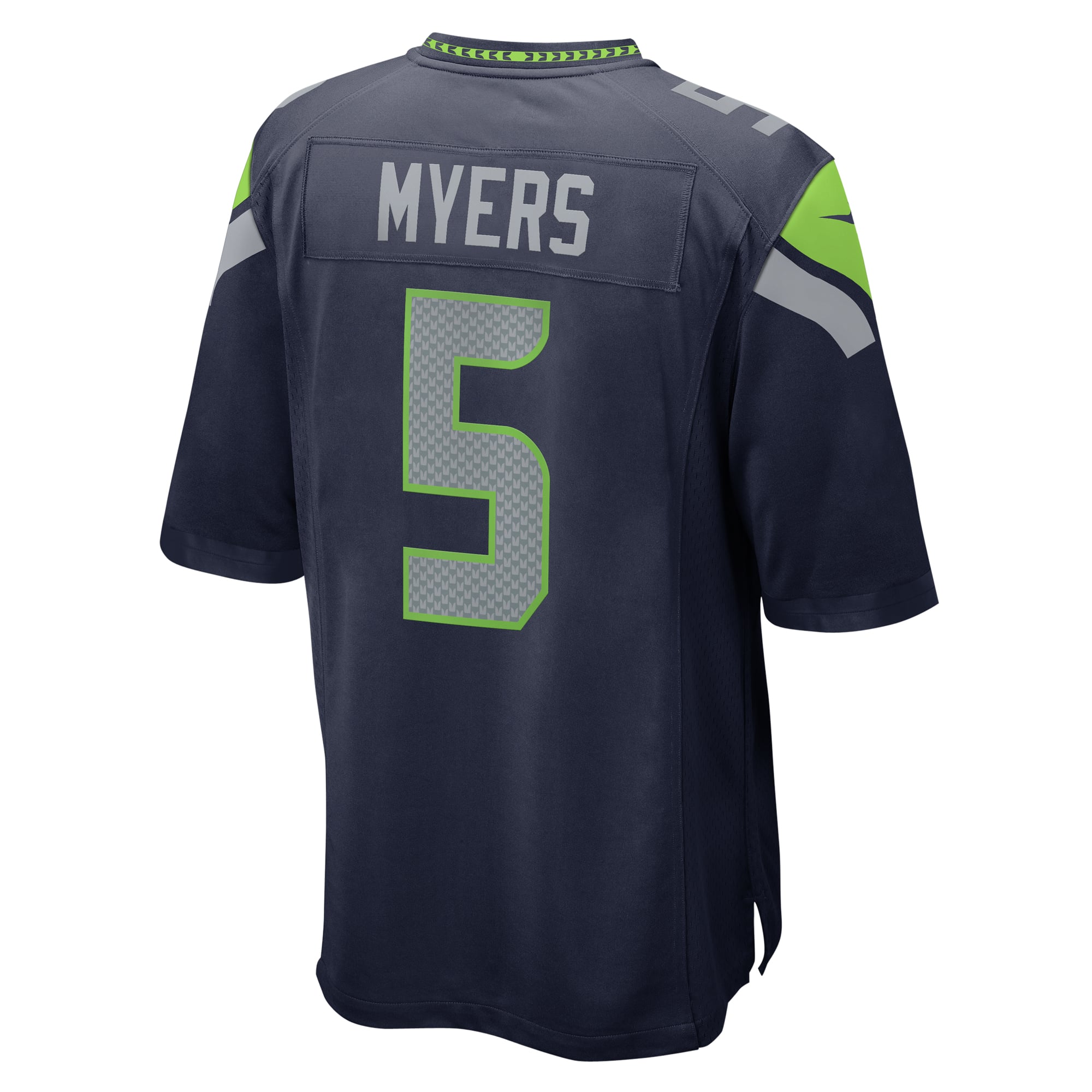 Jason Myers Seattle Seahawks Game Jersey - College Navy - Image 4