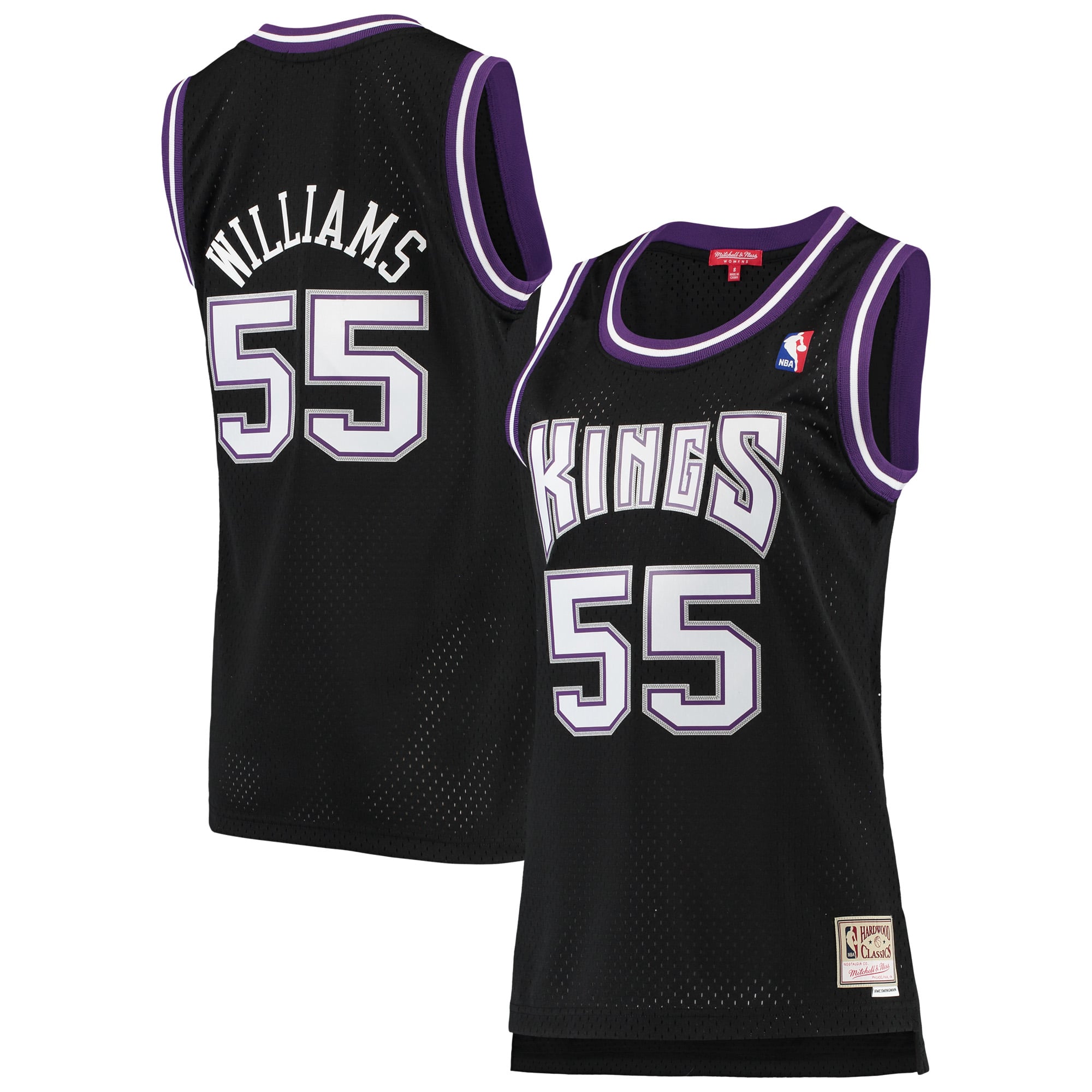Jason Williams Sacramento Kings Women's 2000/01 Hardwood Classics Swingman Jersey - Black - Image 2