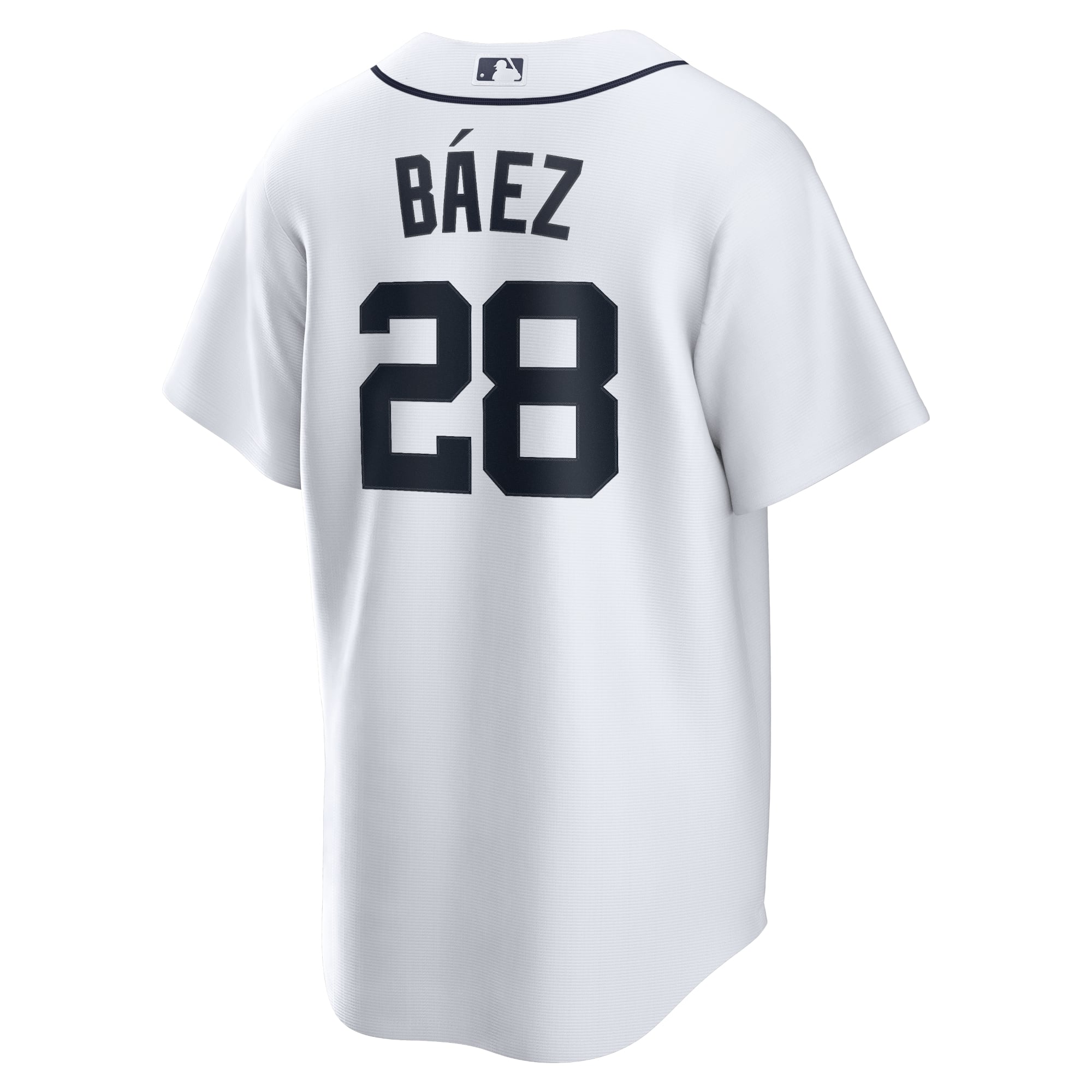 Javier Baez Detroit Tigers Home Player Jersey - White - Image 4