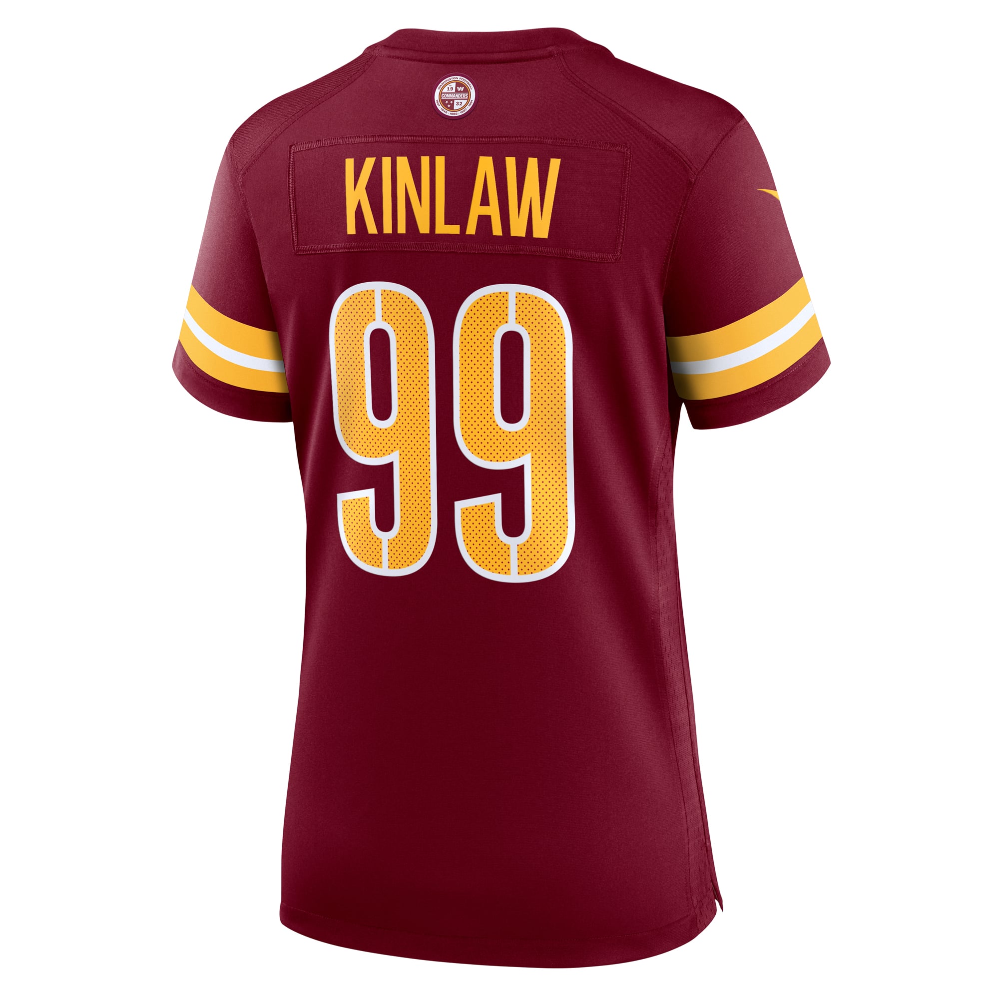 Javon Kinlaw Washington Commanders Women's Team Game Jersey - Burgundy - Image 4