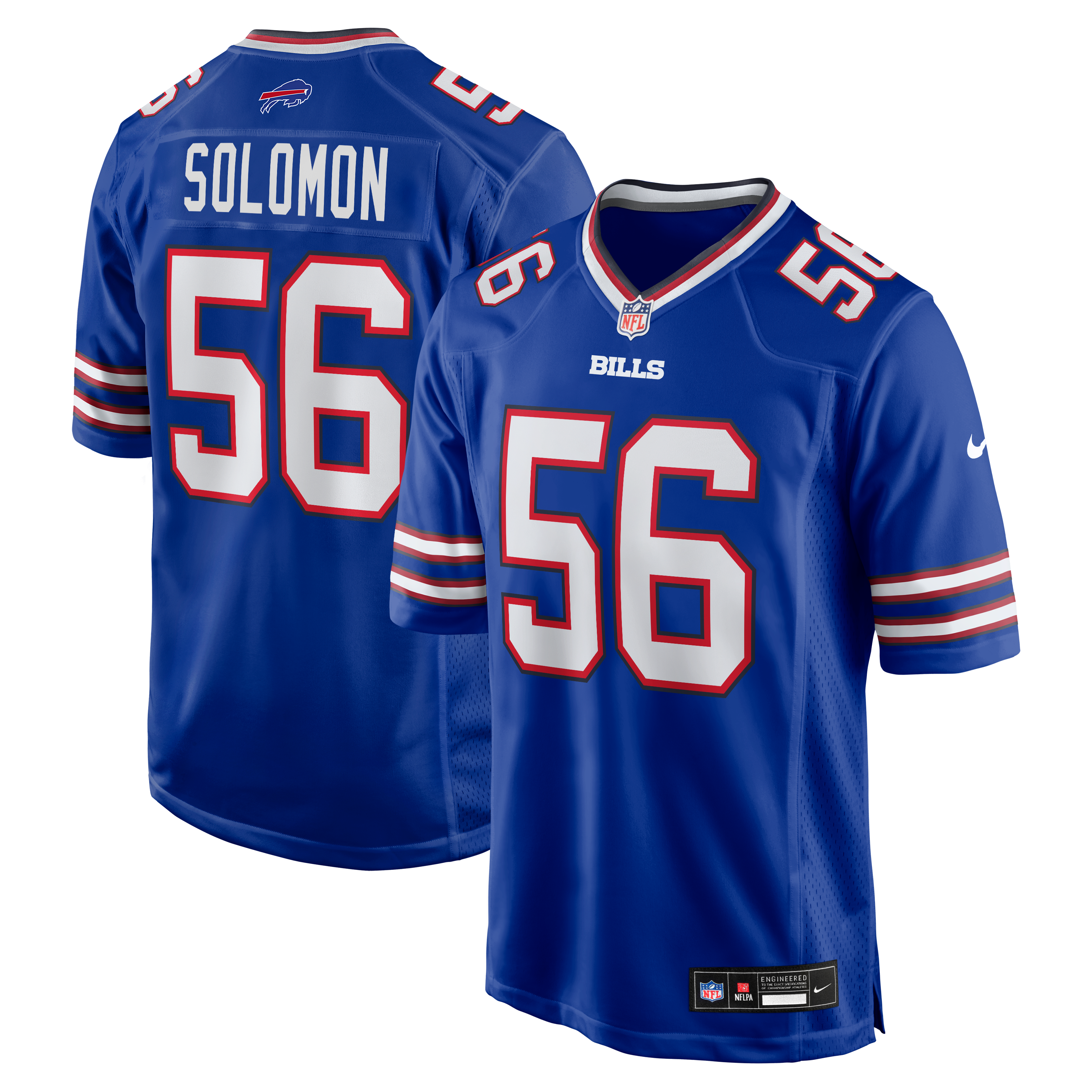 Javon Solomon Buffalo Bills Game Jersey - Royal - Image 2