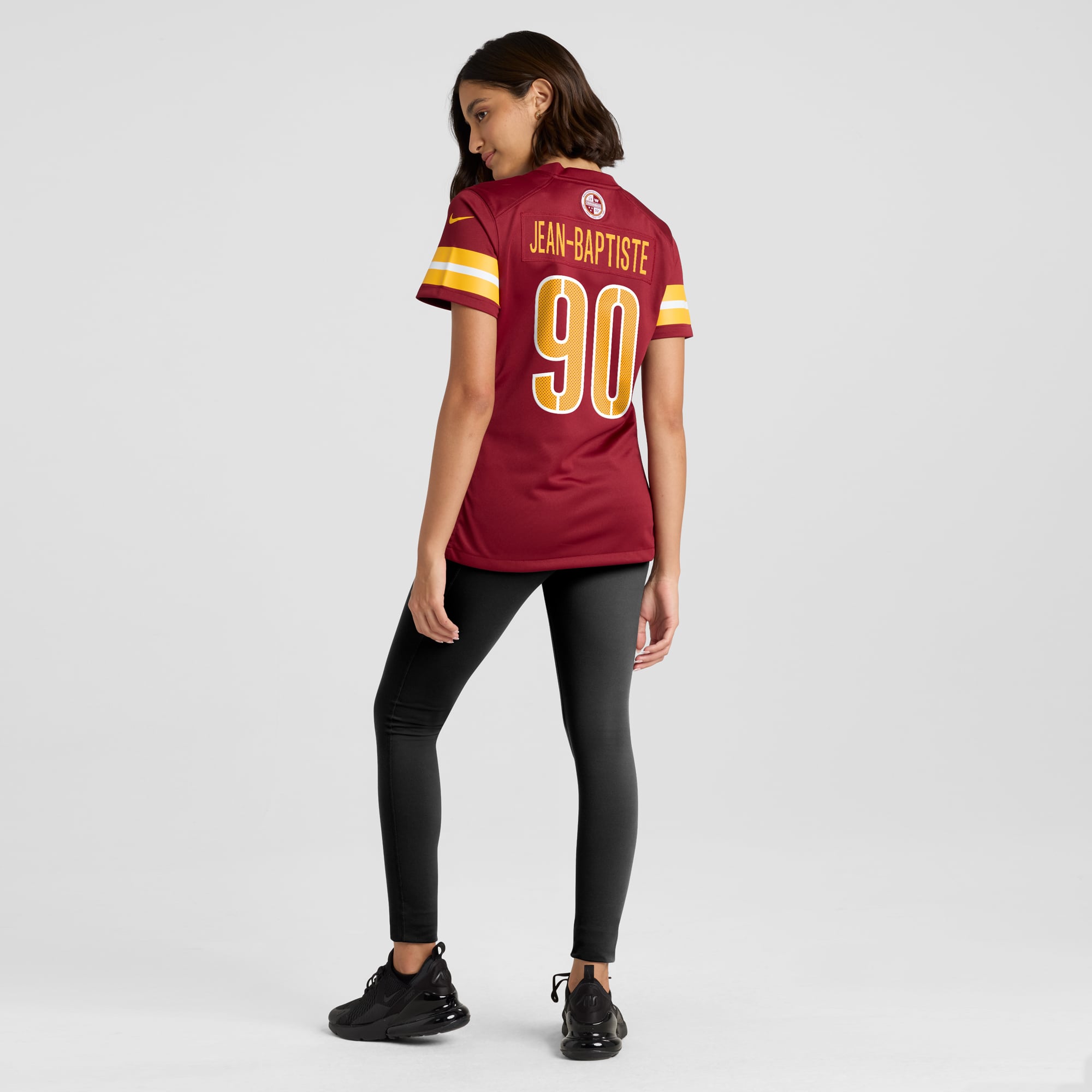 Javontae Jean-Baptiste Washington Commanders Women's Team Game Jersey - Burgundy - Image 6