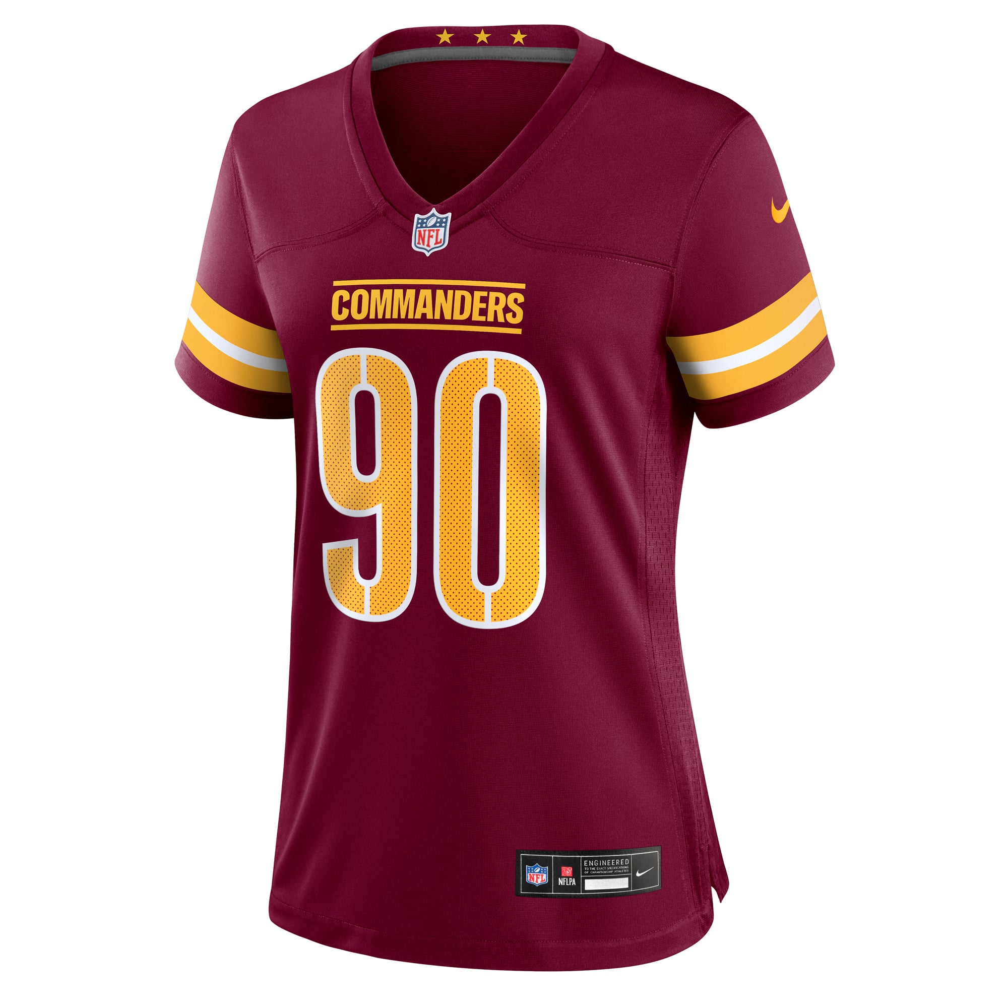 Javontae Jean-Baptiste Washington Commanders Women's Team Game Jersey - Burgundy - Image 3